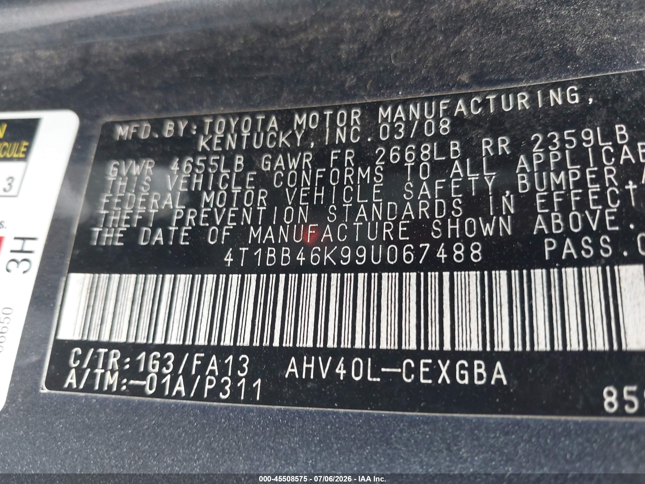 2009 Toyota Camry Hybrid   Gray vin: 4T1BB46K99U067488
