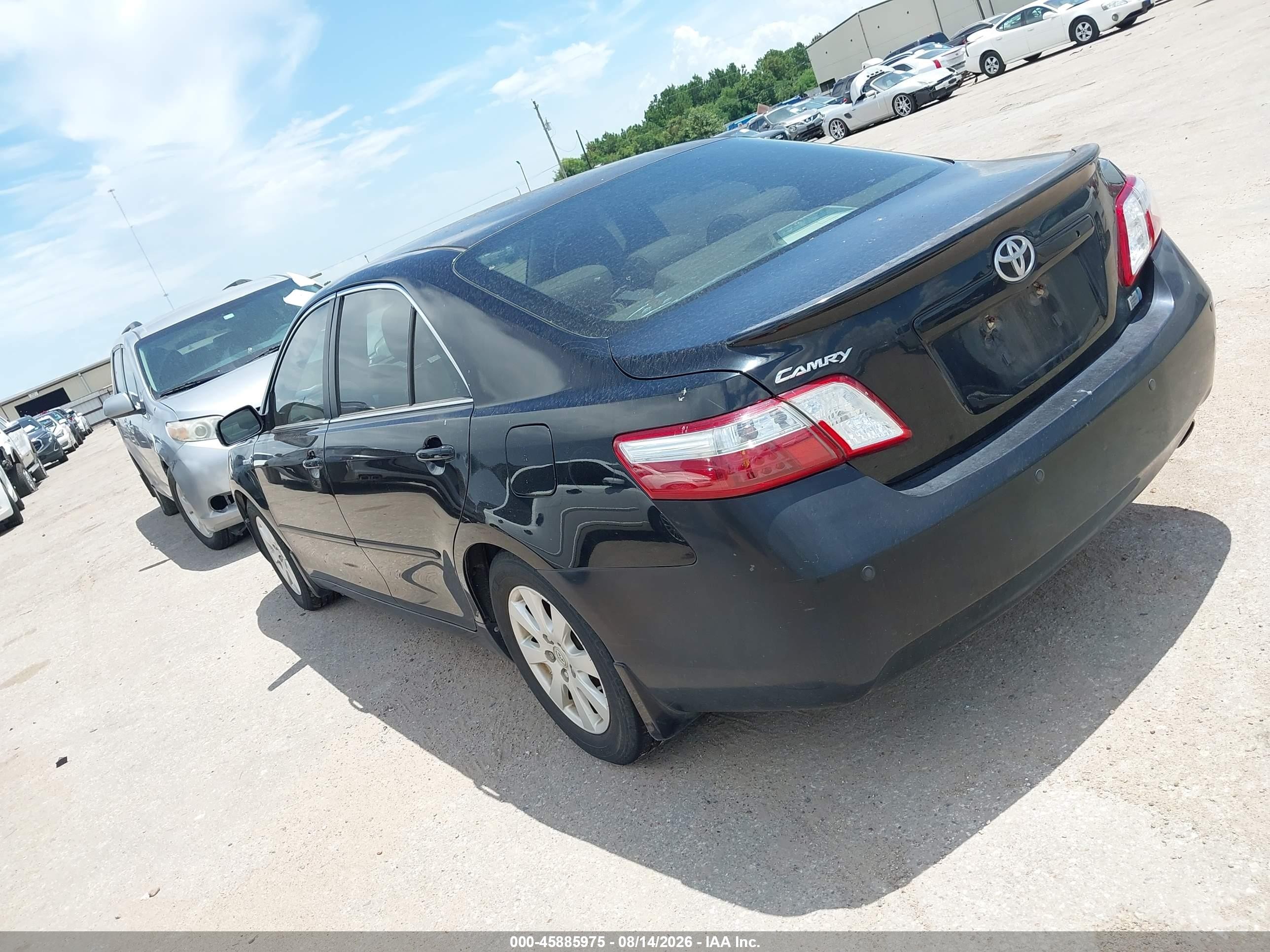 2009 Toyota Camry Hybrid   Black vin: 4T1BB46K99U073372