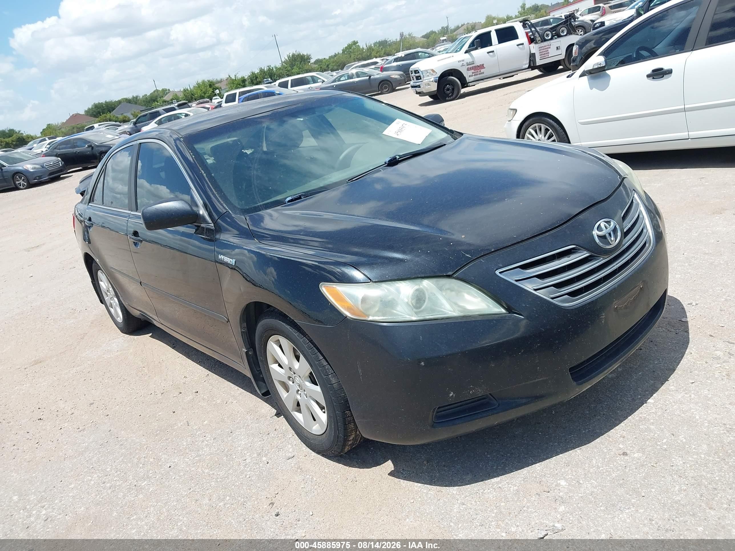 2009 Toyota Camry Hybrid   Black vin: 4T1BB46K99U073372