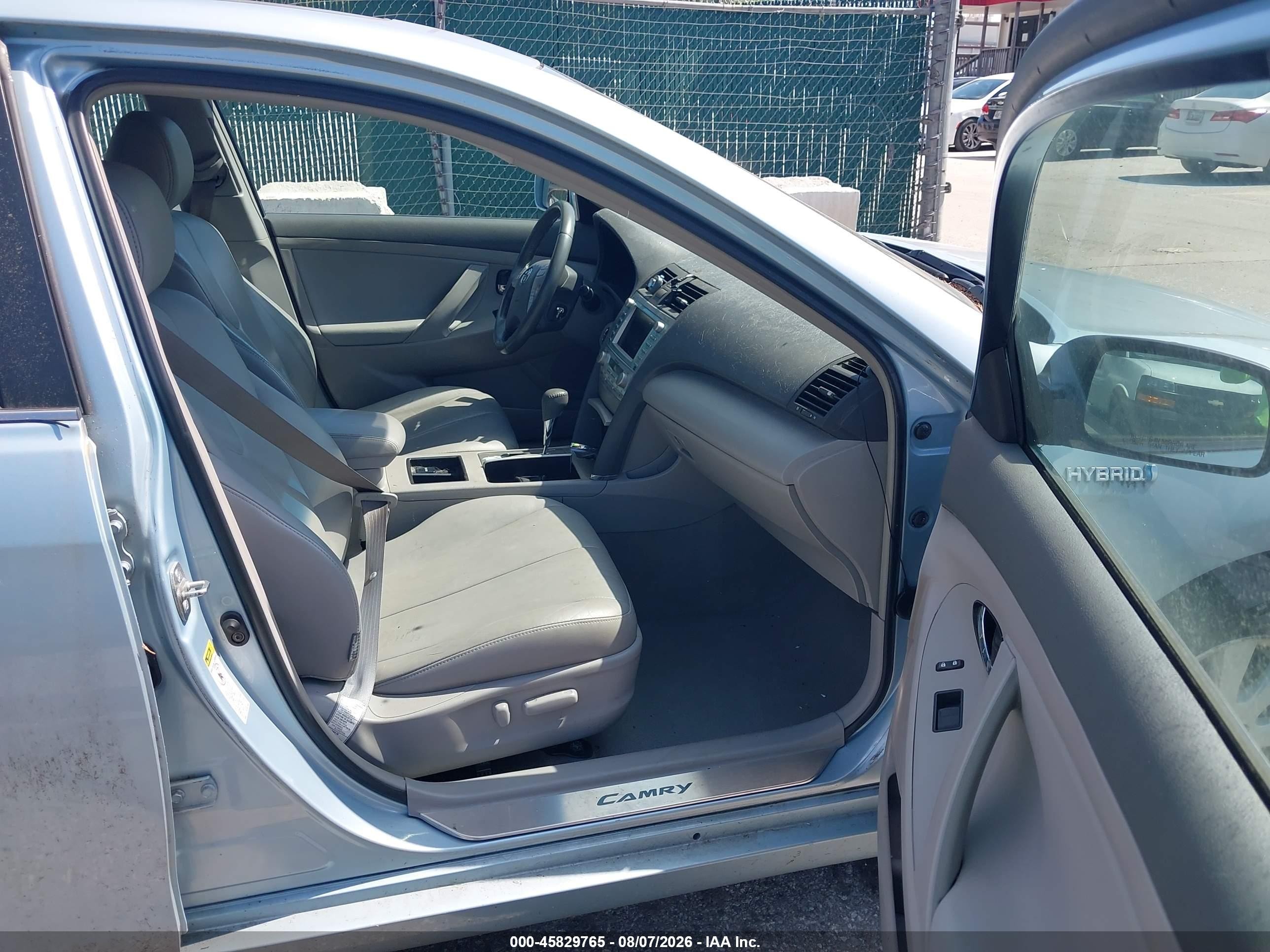 2009 Toyota Camry Hybrid   Light Blue vin: 4T1BB46K99U088048