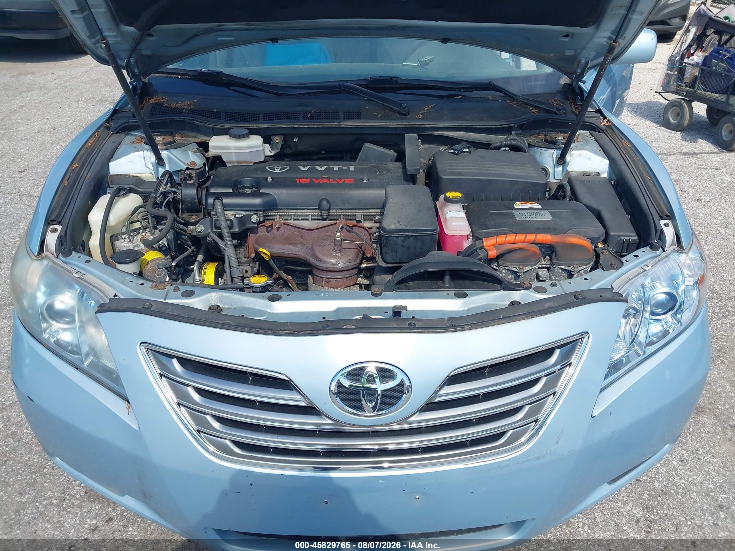 2009 Toyota Camry Hybrid   Light Blue vin: 4T1BB46K99U088048