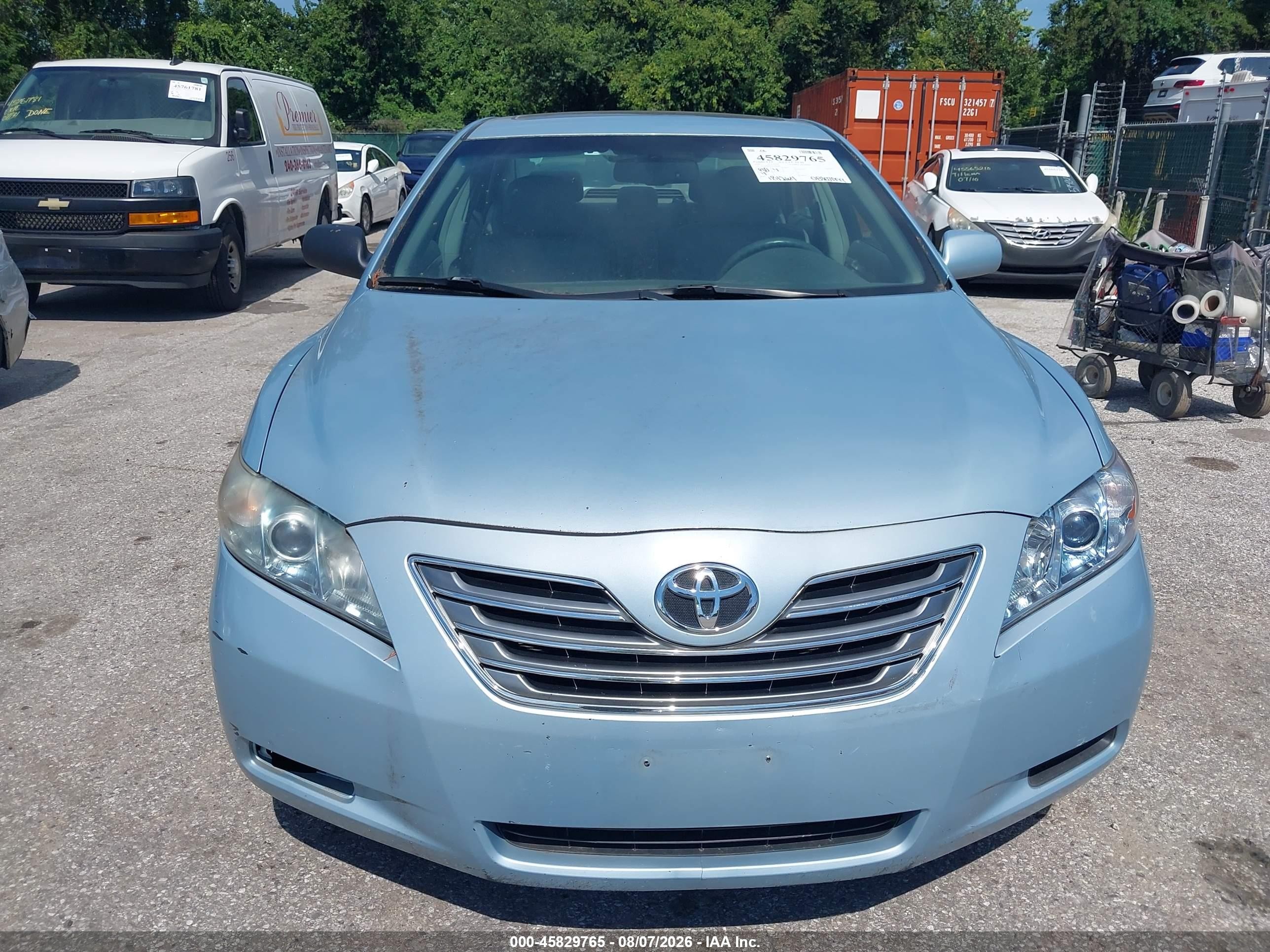 2009 Toyota Camry Hybrid   Light Blue vin: 4T1BB46K99U088048