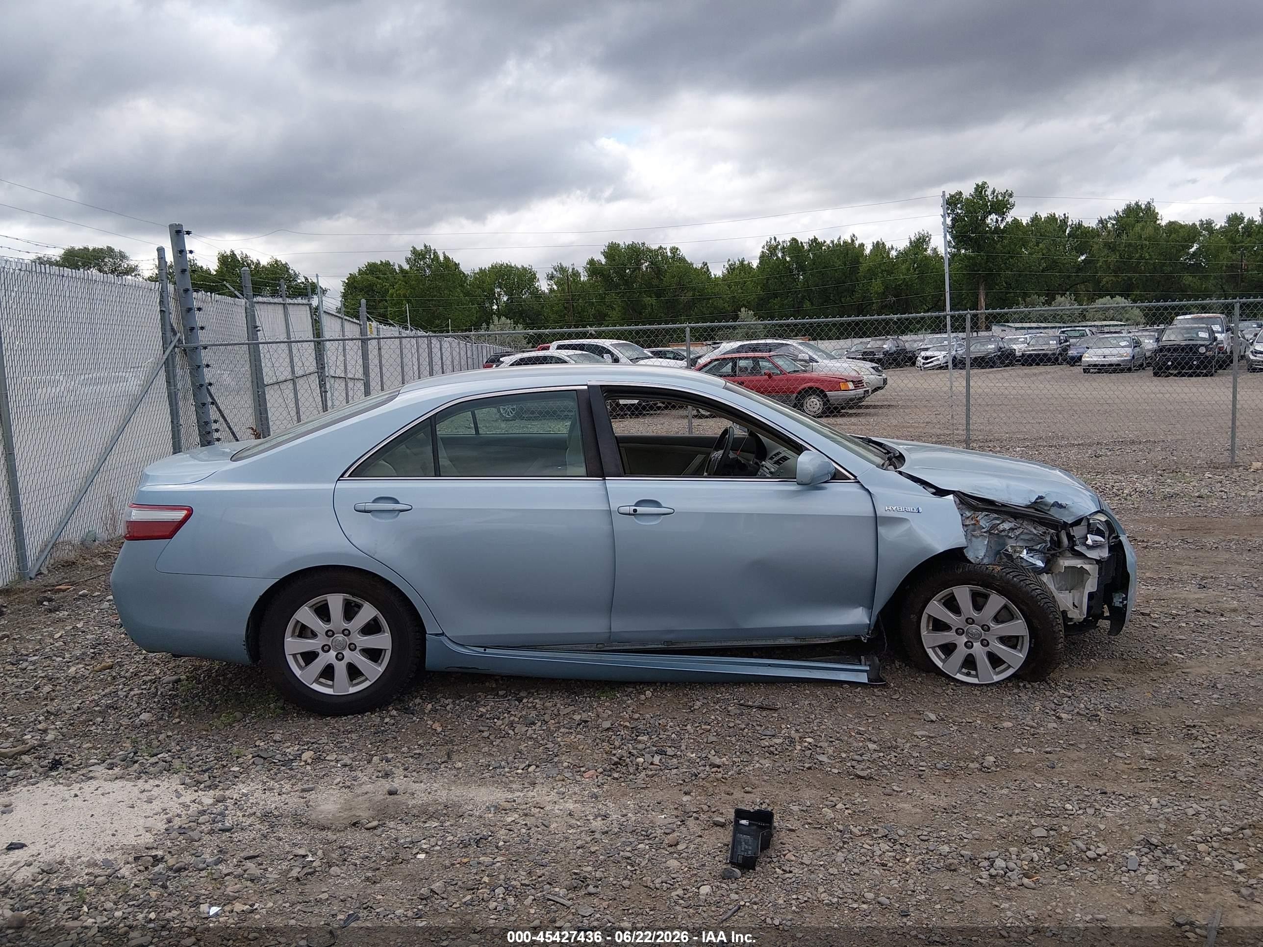 2009 Toyota Camry Hybrid   White vin: 4T1BB46K99U089751