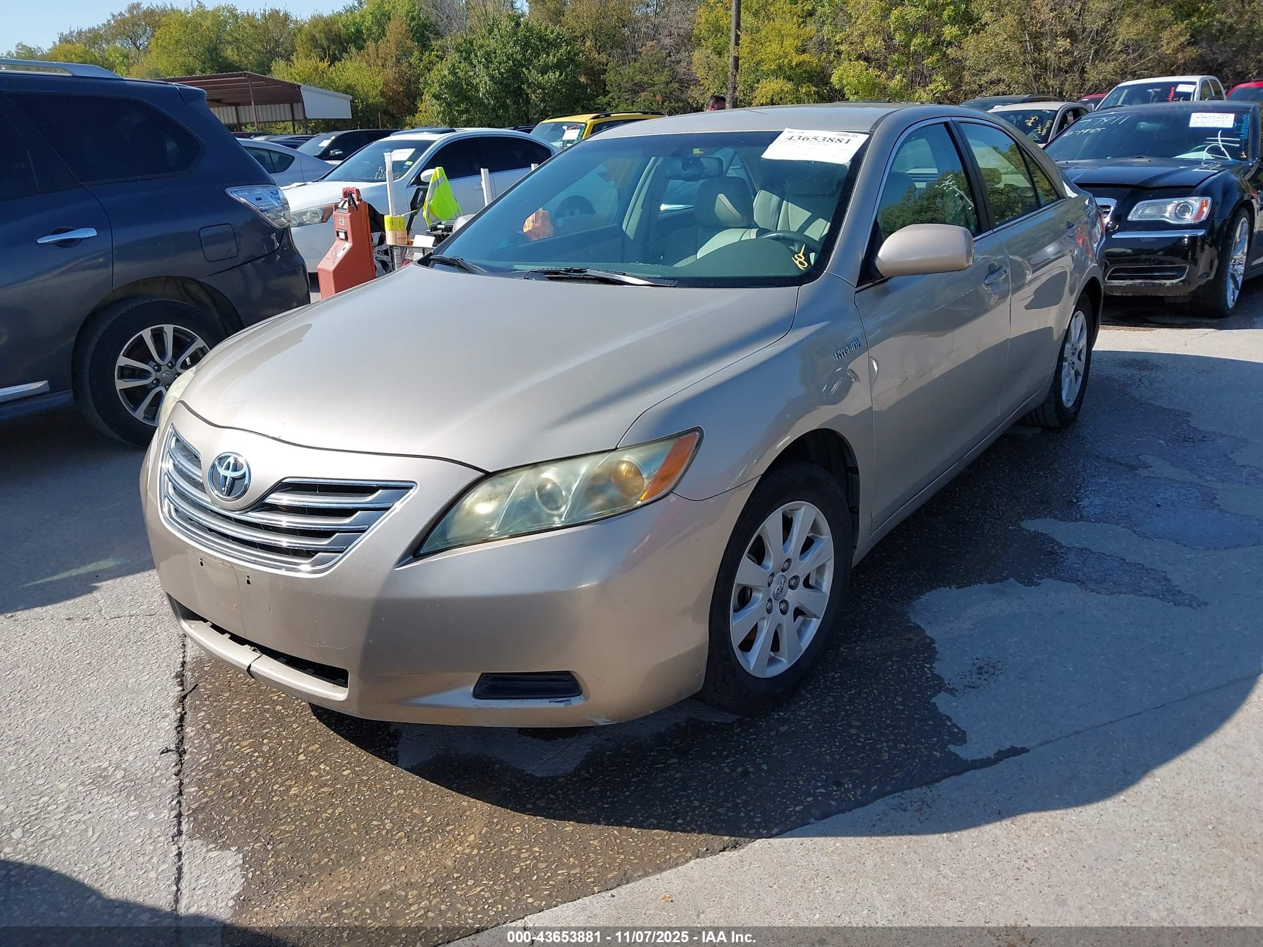 2009 Toyota Camry Hybrid   Gold vin: 4T1BB46K99U090527