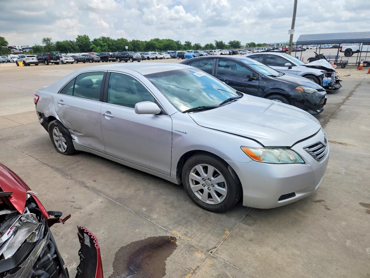 2009 Toyota Camry Hybrid Silver vin: 4T1BB46K99U100053