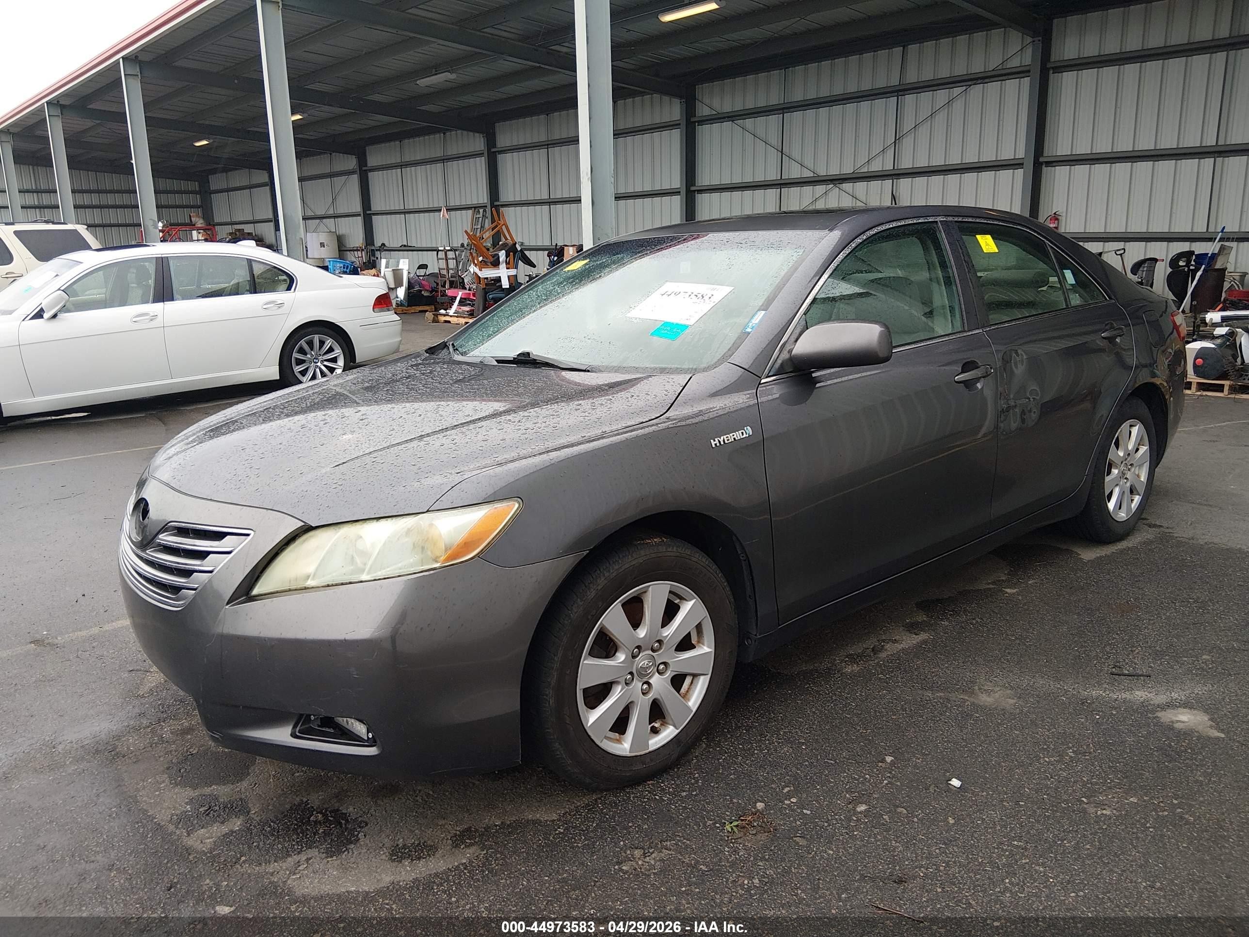 2009 Toyota Camry Hybrid   Серый vin: 4T1BB46K99U100974