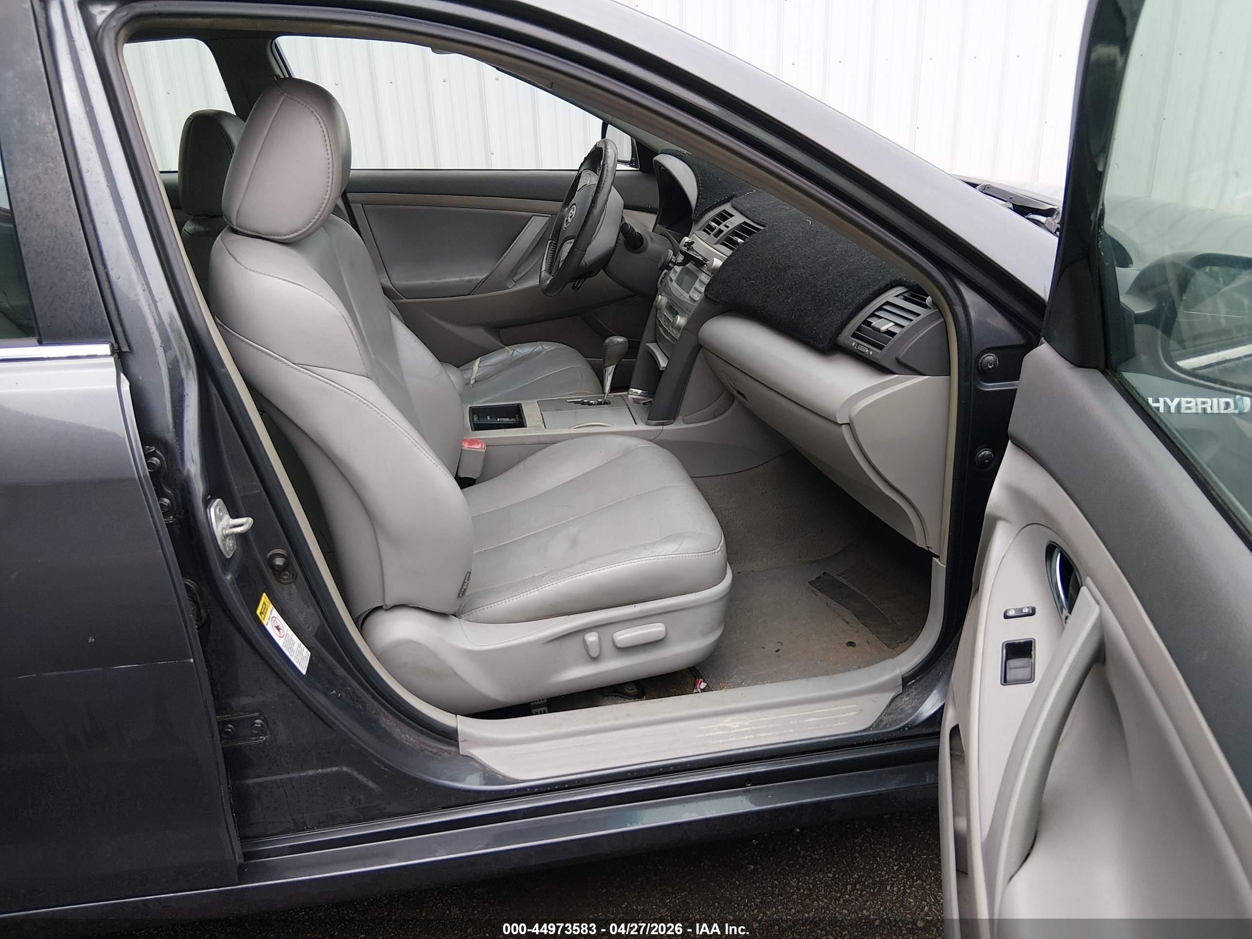 2009 Toyota Camry Hybrid   Серый vin: 4T1BB46K99U100974