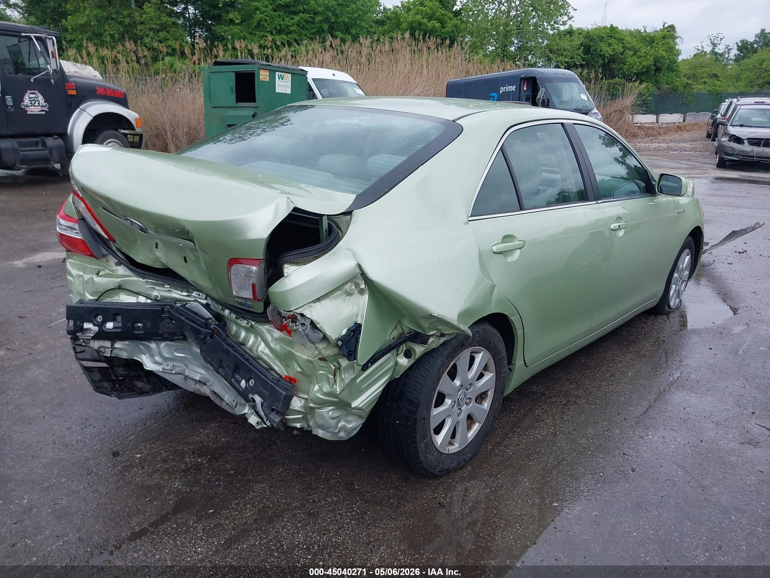 2009 Toyota Camry Hybrid Green vin: 4T1BB46K99U104880