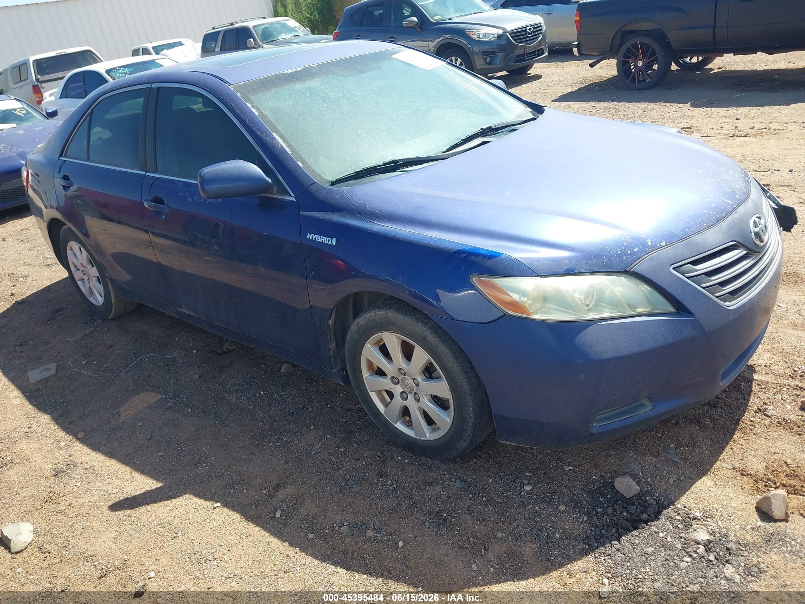2007 Toyota Camry Hybrid   Blue vin: 4T1BB46KX7U006101