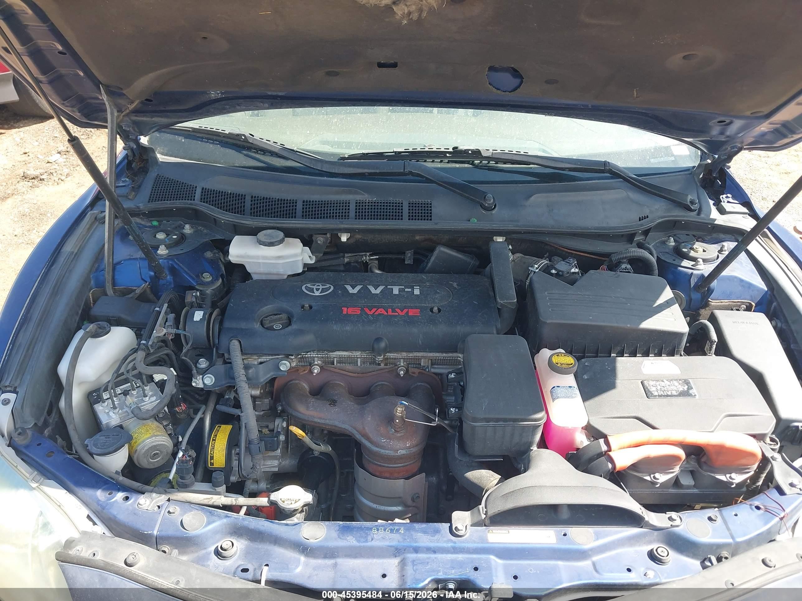 2007 Toyota Camry Hybrid   Blue vin: 4T1BB46KX7U006101