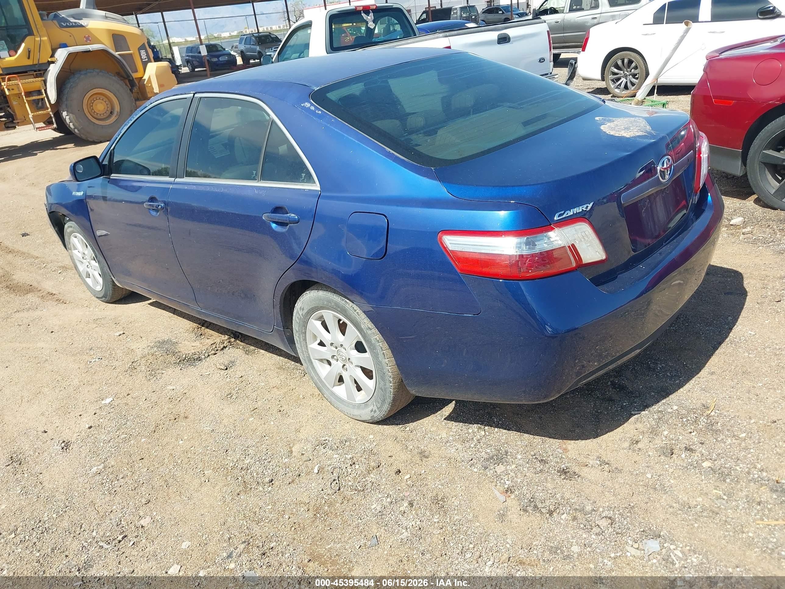 2007 Toyota Camry Hybrid   Blue vin: 4T1BB46KX7U006101