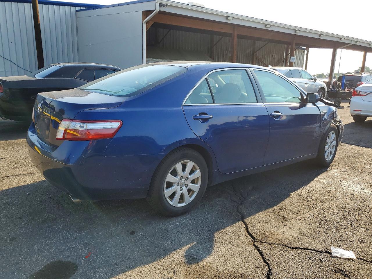 2007 Toyota Camry Hybrid Blue vin: 4T1BB46KX7U008348