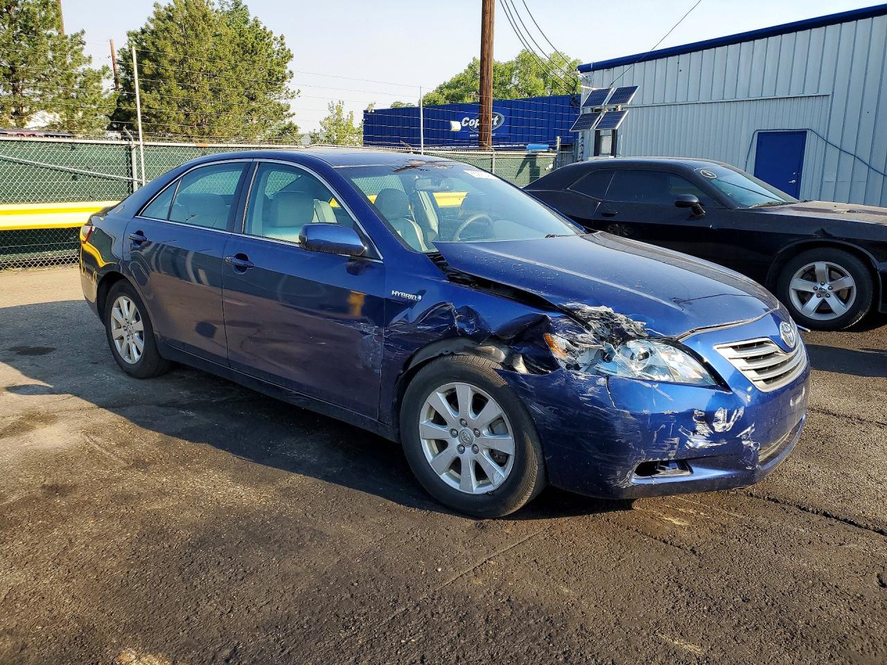 2007 Toyota Camry Hybrid Blue vin: 4T1BB46KX7U008348