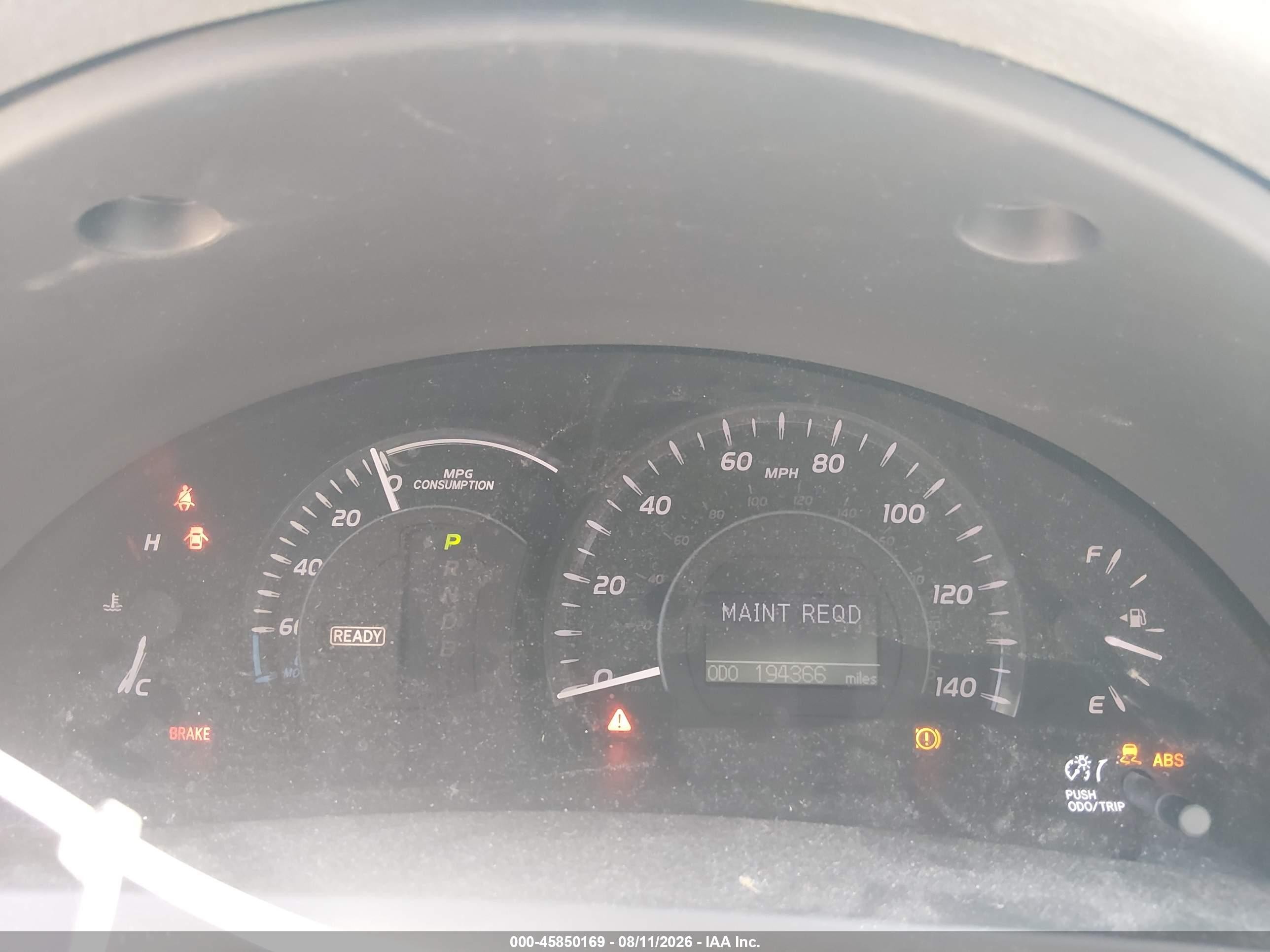 2008 Toyota Camry Hybrid   Champagne vin: 4T1BB46KX8U041335