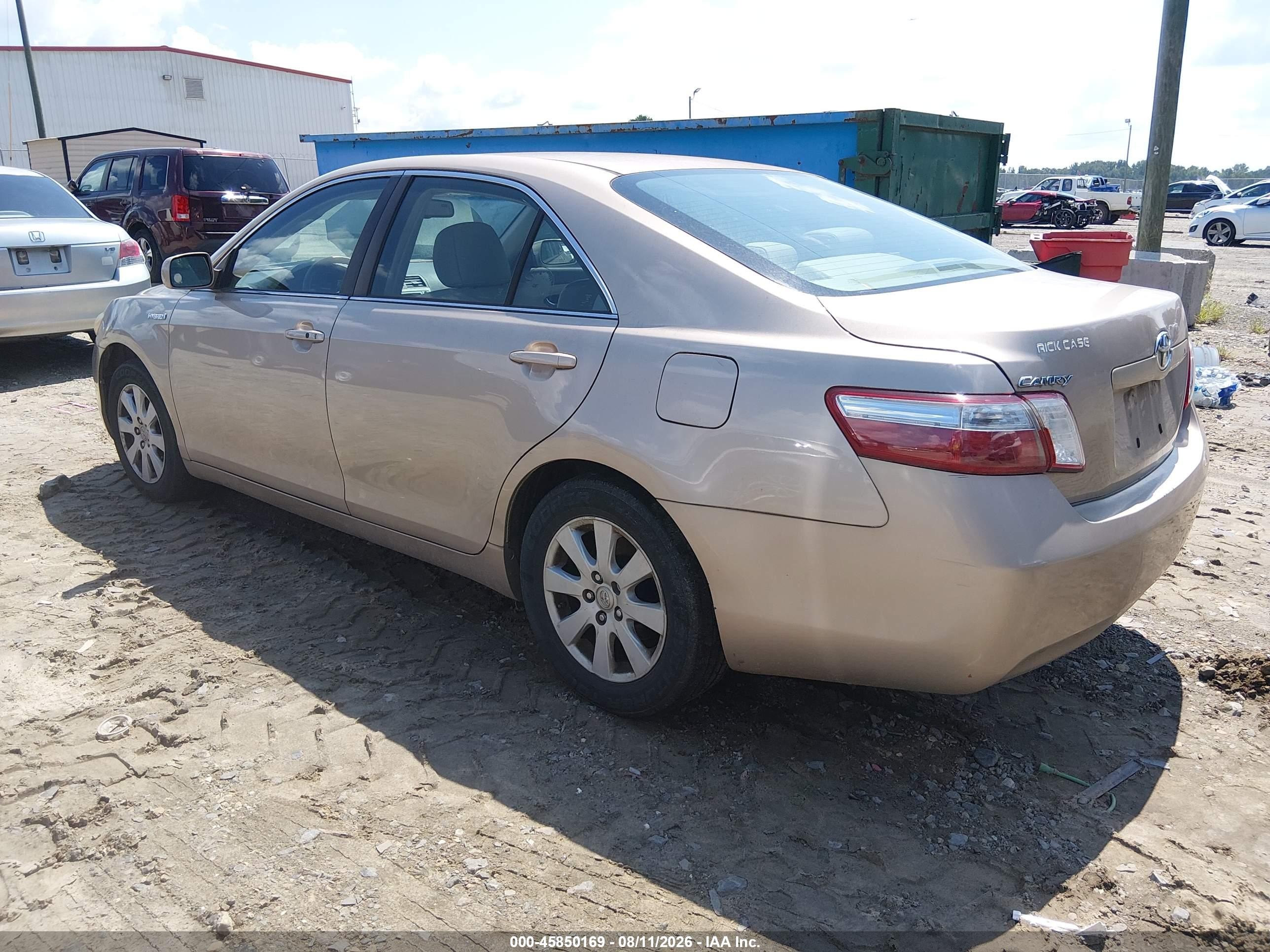 2008 Toyota Camry Hybrid   Champagne vin: 4T1BB46KX8U041335