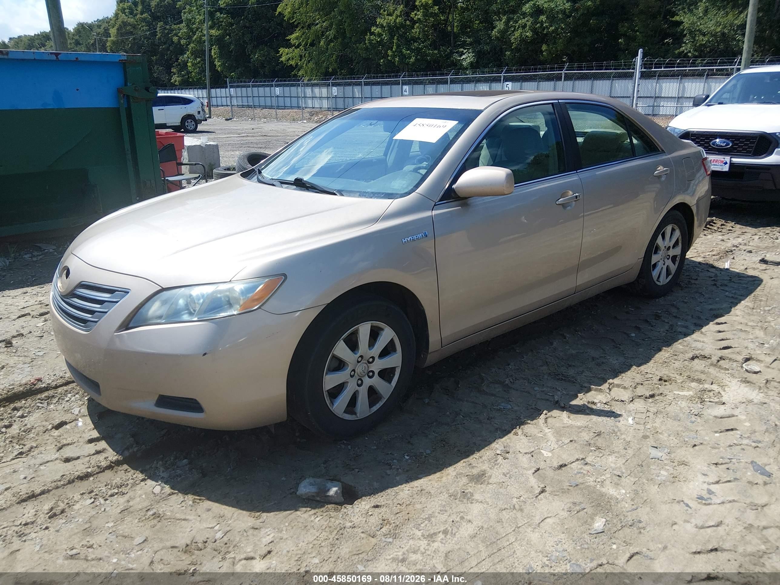 2008 Toyota Camry Hybrid   Champagne vin: 4T1BB46KX8U041335