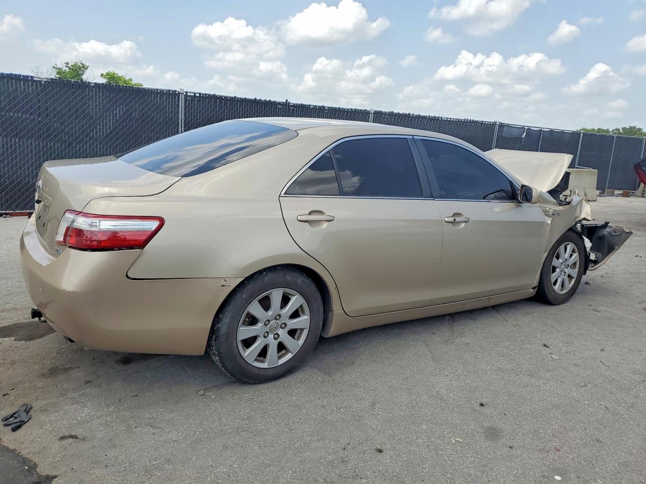 2008 Toyota Camry Hybrid Gold vin: 4T1BB46KX8U051184