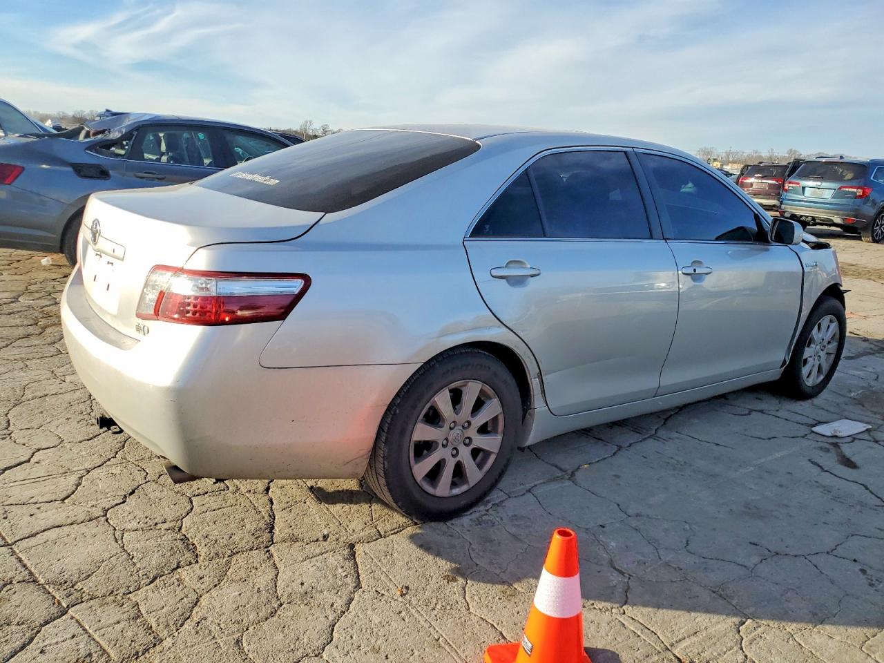 2008 Toyota Camry Hybrid Silver vin: 4T1BB46KX8U053906