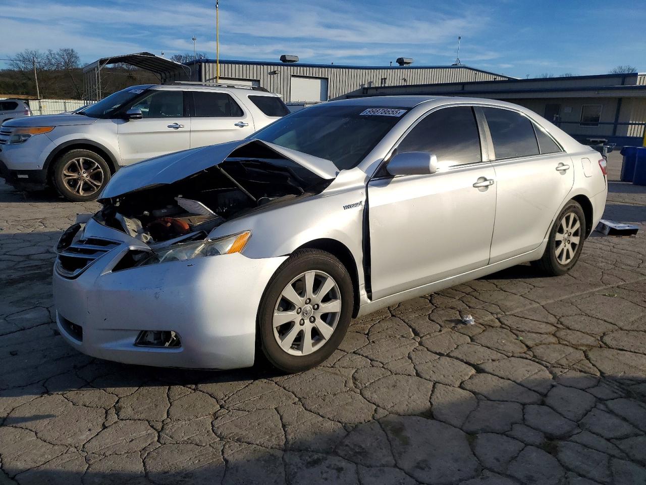 2008 Toyota Camry Hybrid Silver vin: 4T1BB46KX8U053906