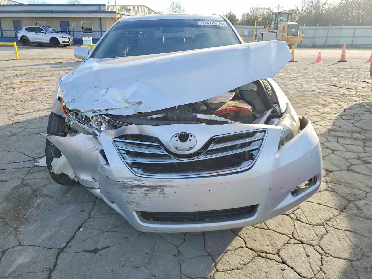 2008 Toyota Camry Hybrid Silver vin: 4T1BB46KX8U053906