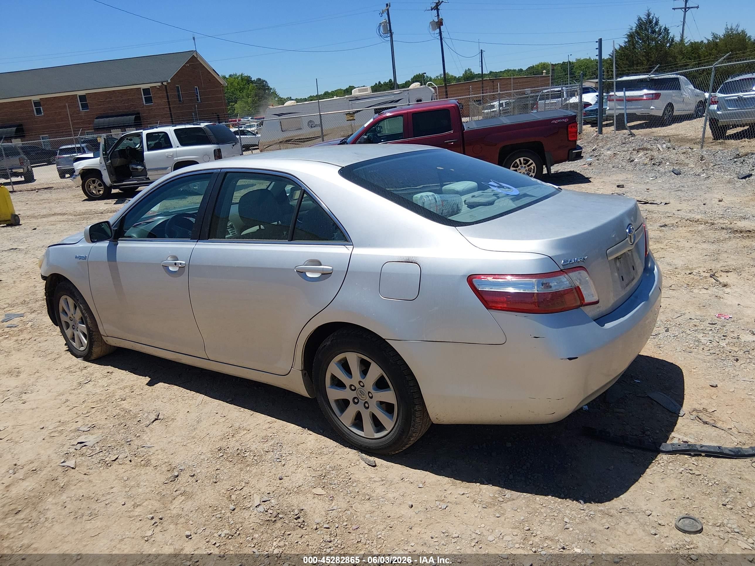 2008 Toyota Camry Hybrid   Silver vin: 4T1BB46KX8U056756