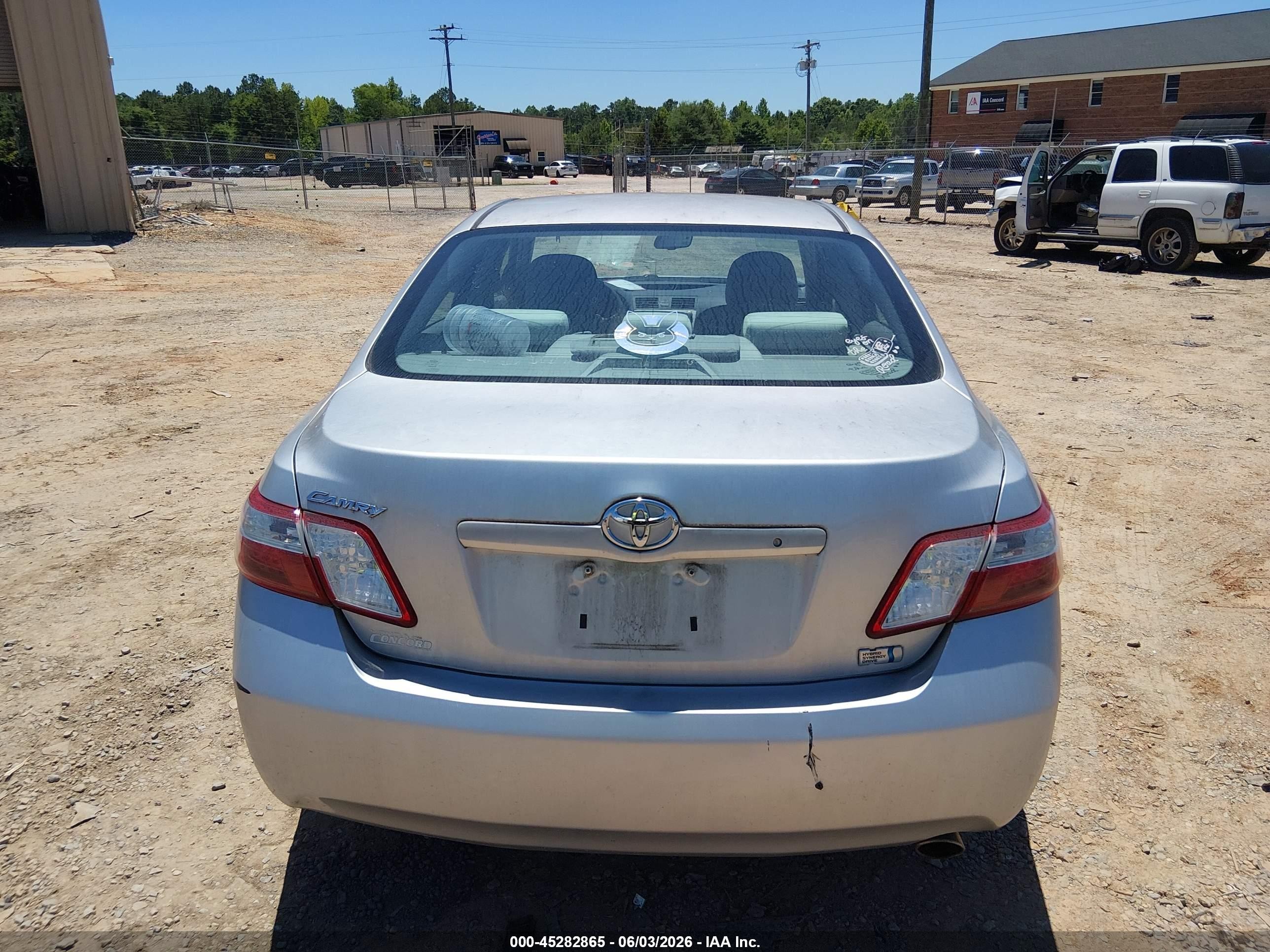 2008 Toyota Camry Hybrid   Silver vin: 4T1BB46KX8U056756