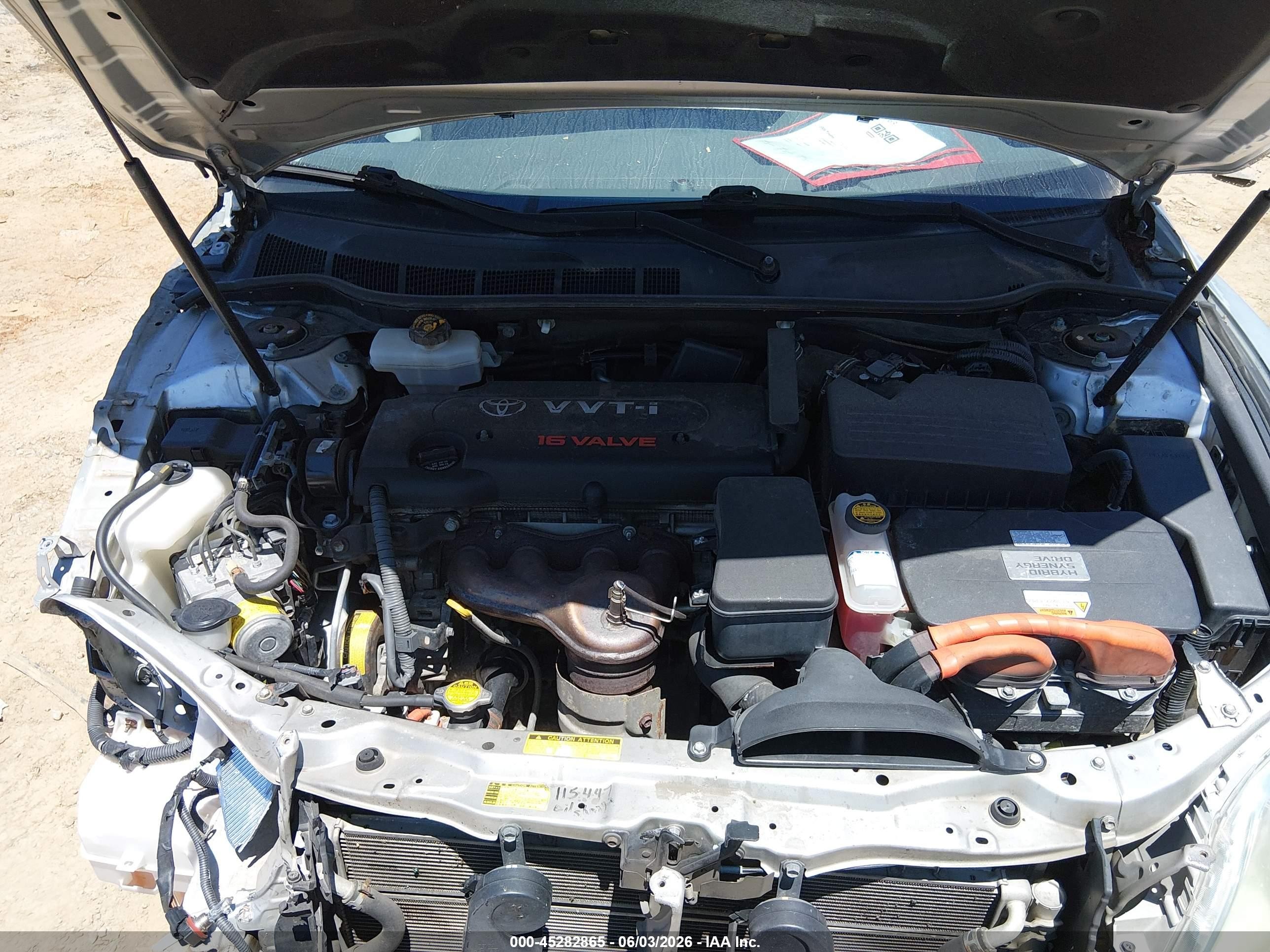 2008 Toyota Camry Hybrid   Silver vin: 4T1BB46KX8U056756