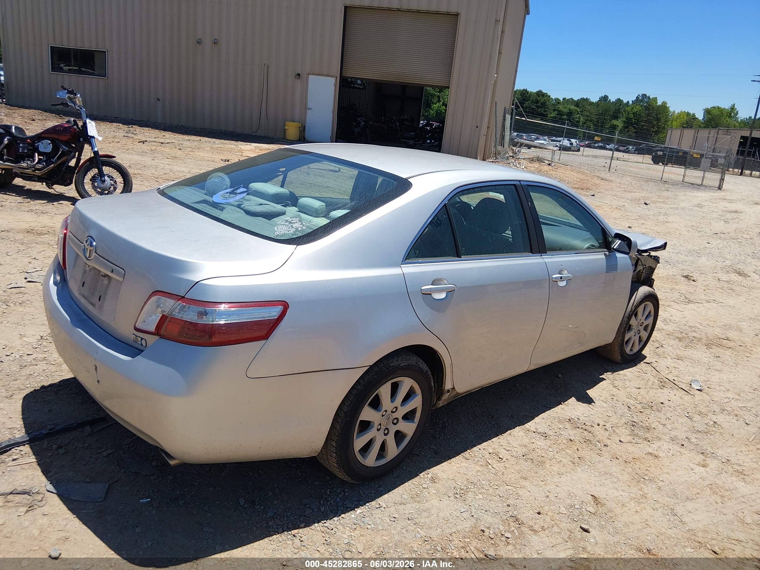 2008 Toyota Camry Hybrid   Silver vin: 4T1BB46KX8U056756