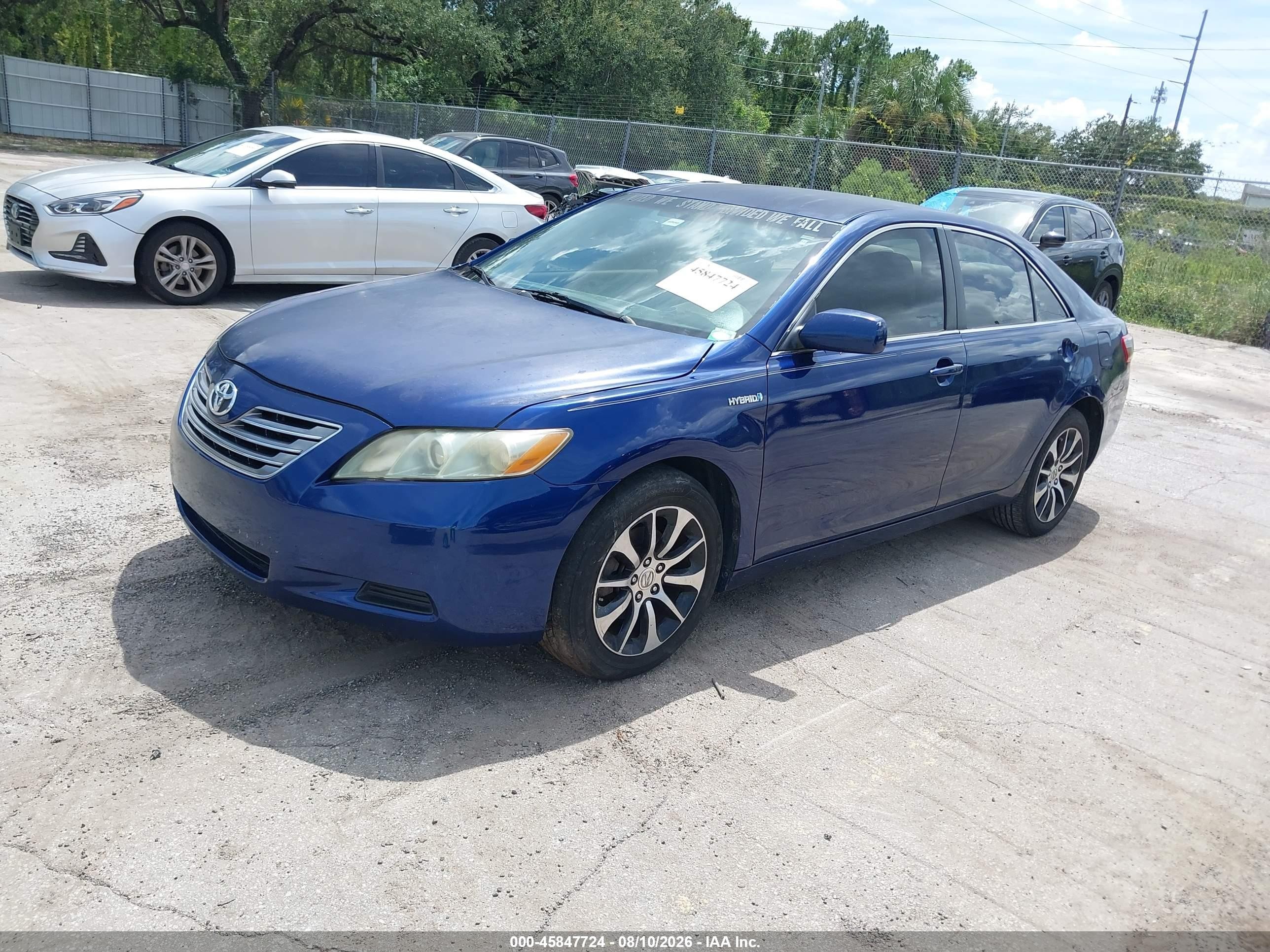 2009 Toyota Camry Hybrid   Blue vin: 4T1BB46KX9U063997