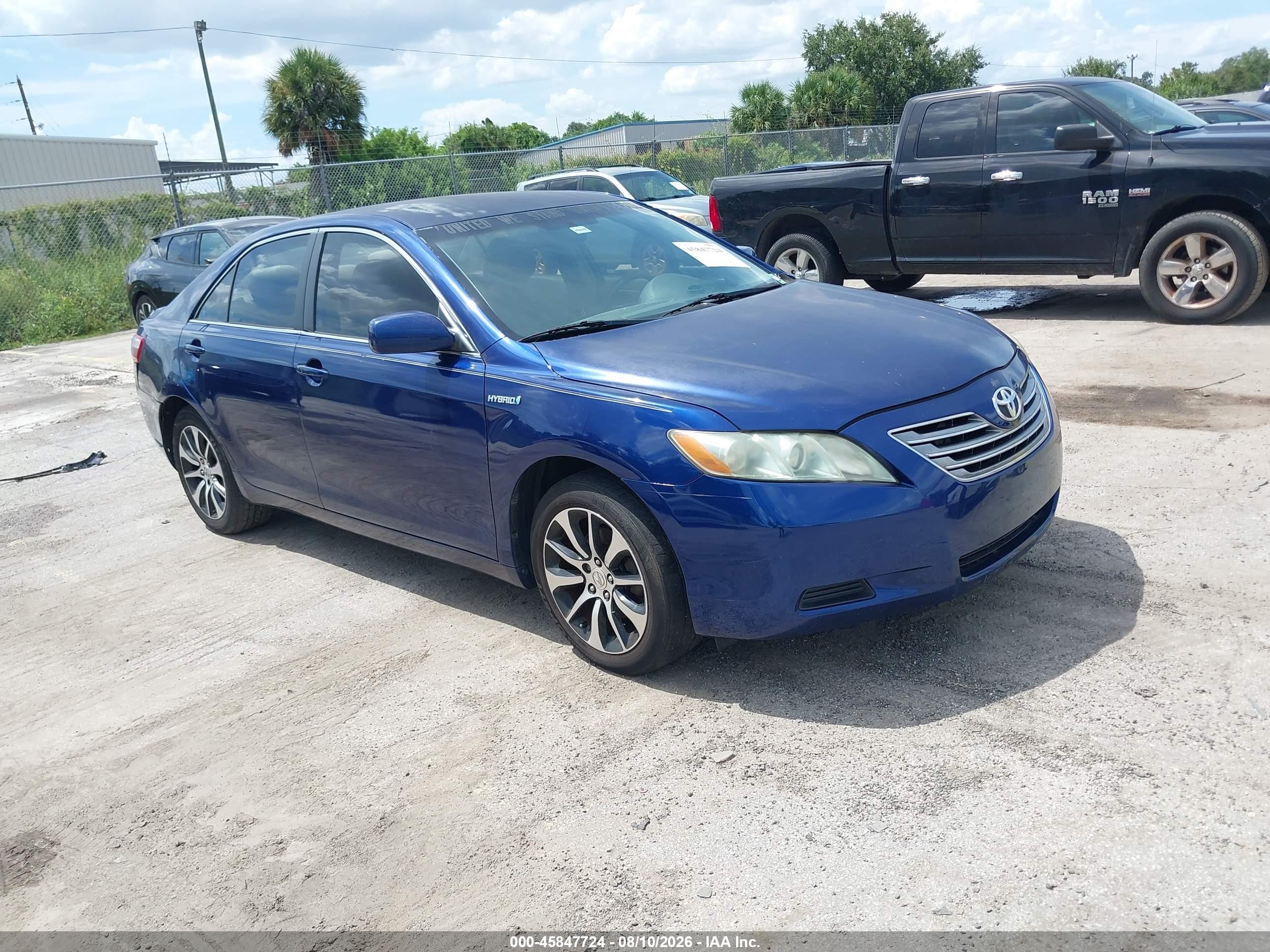 2009 Toyota Camry Hybrid   Blue vin: 4T1BB46KX9U063997