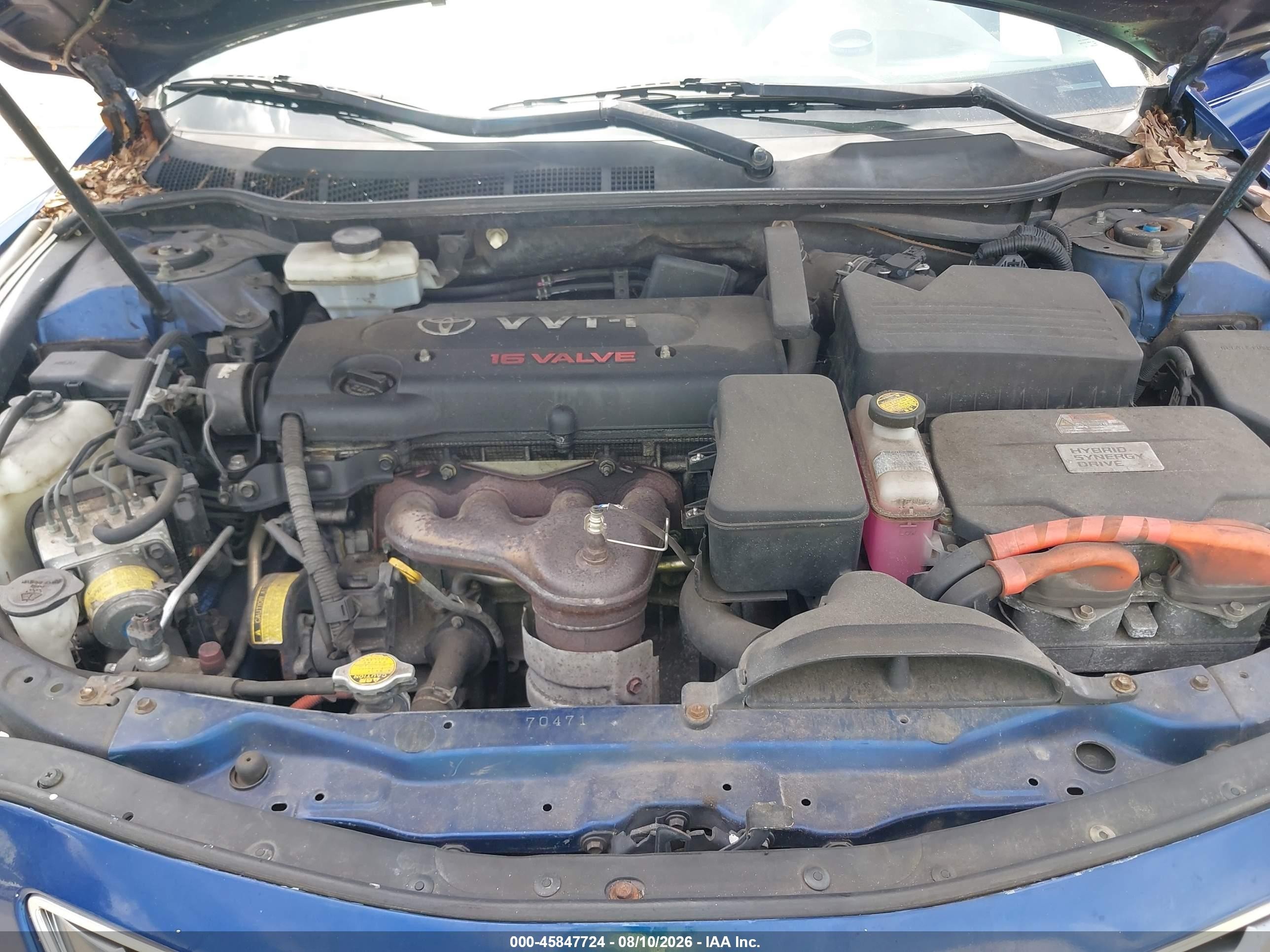 2009 Toyota Camry Hybrid   Blue vin: 4T1BB46KX9U063997