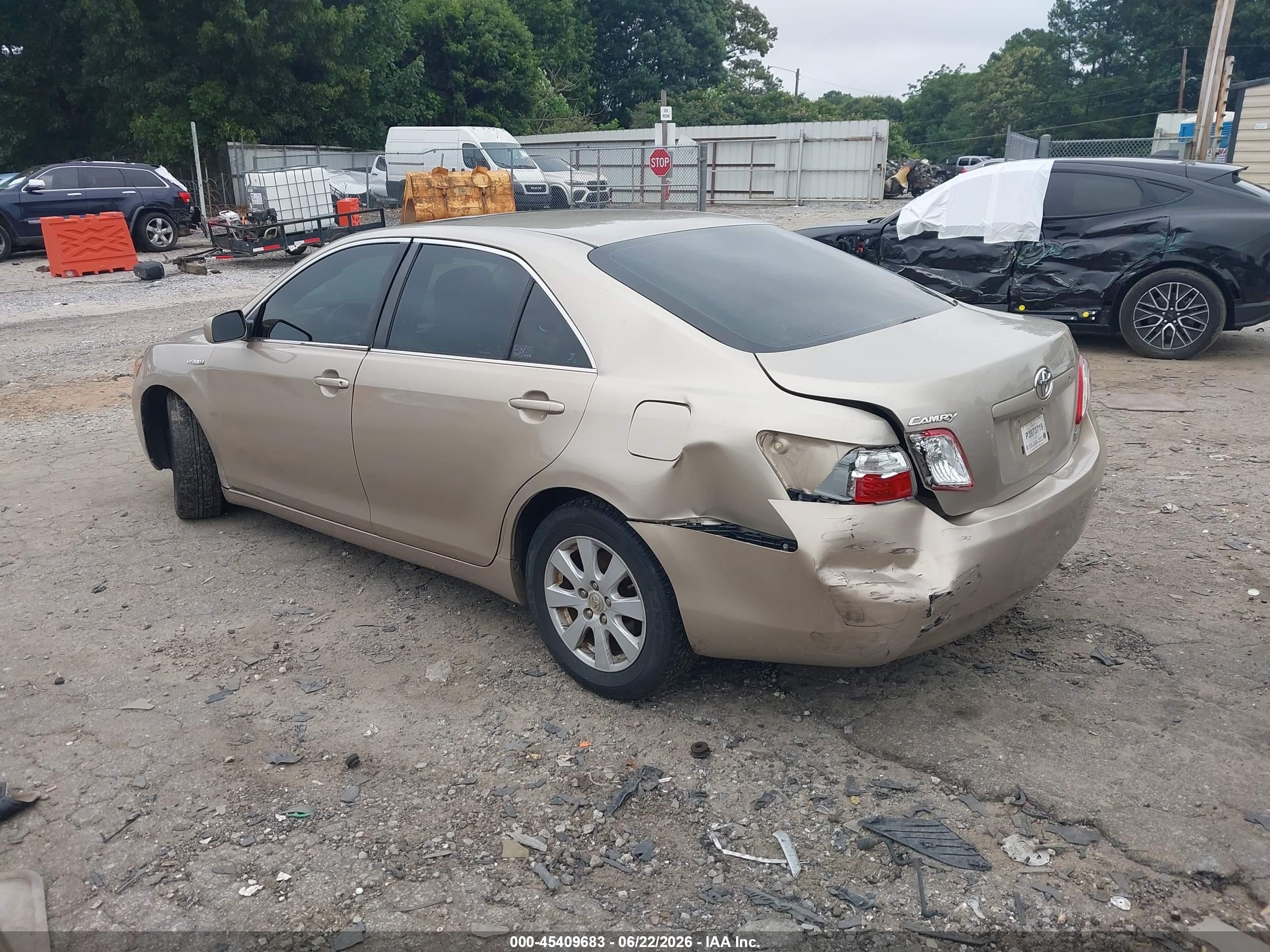 2009 Toyota Camry Hybrid Beige vin: 4T1BB46KX9U066088