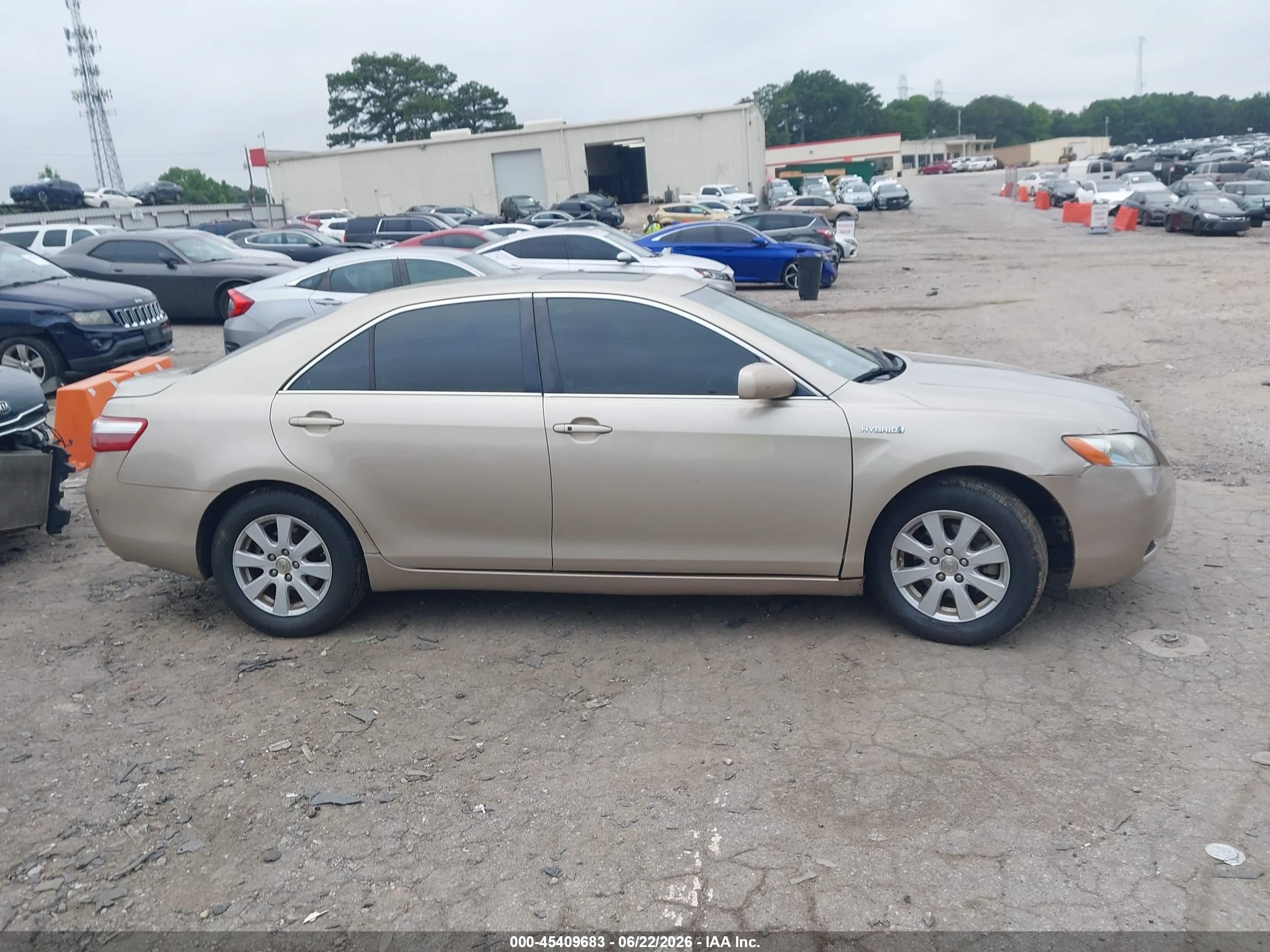 2009 Toyota Camry Hybrid Beige vin: 4T1BB46KX9U066088