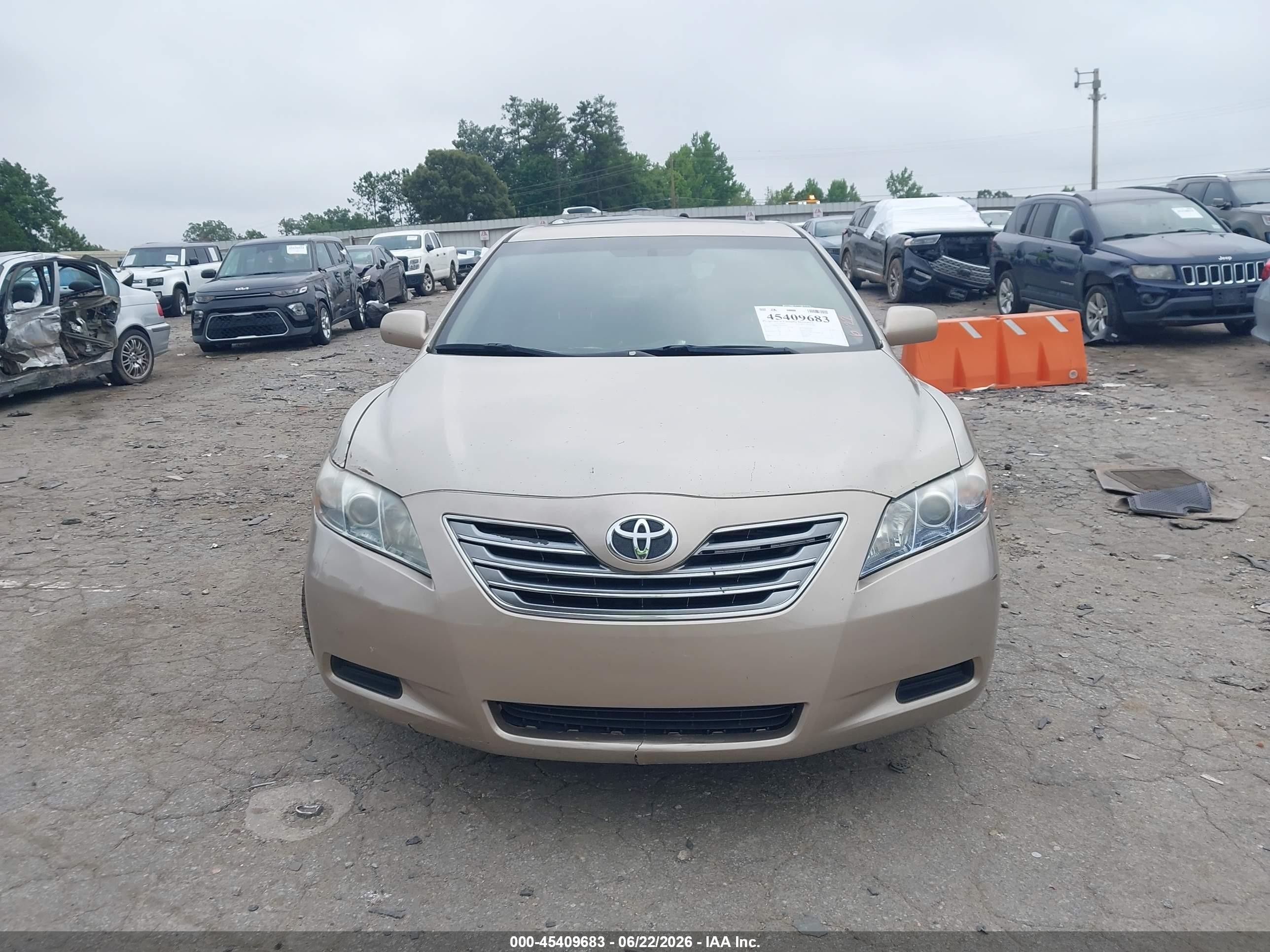 2009 Toyota Camry Hybrid Beige vin: 4T1BB46KX9U066088