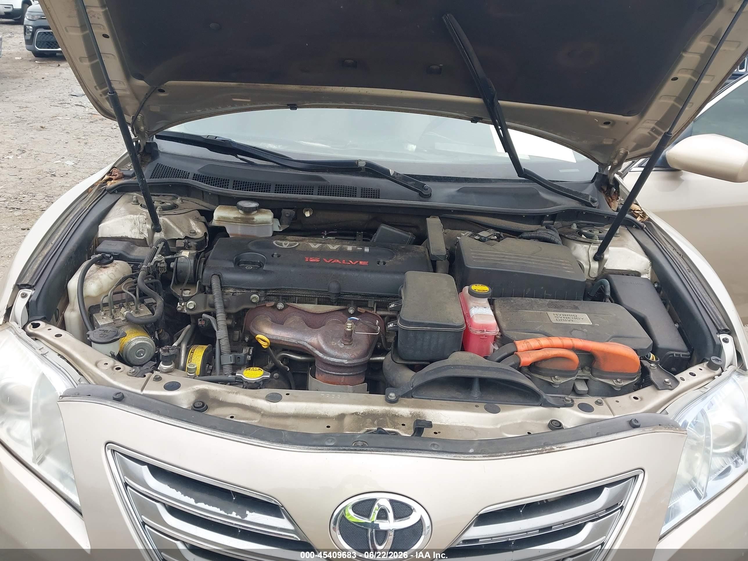 2009 Toyota Camry Hybrid Beige vin: 4T1BB46KX9U066088