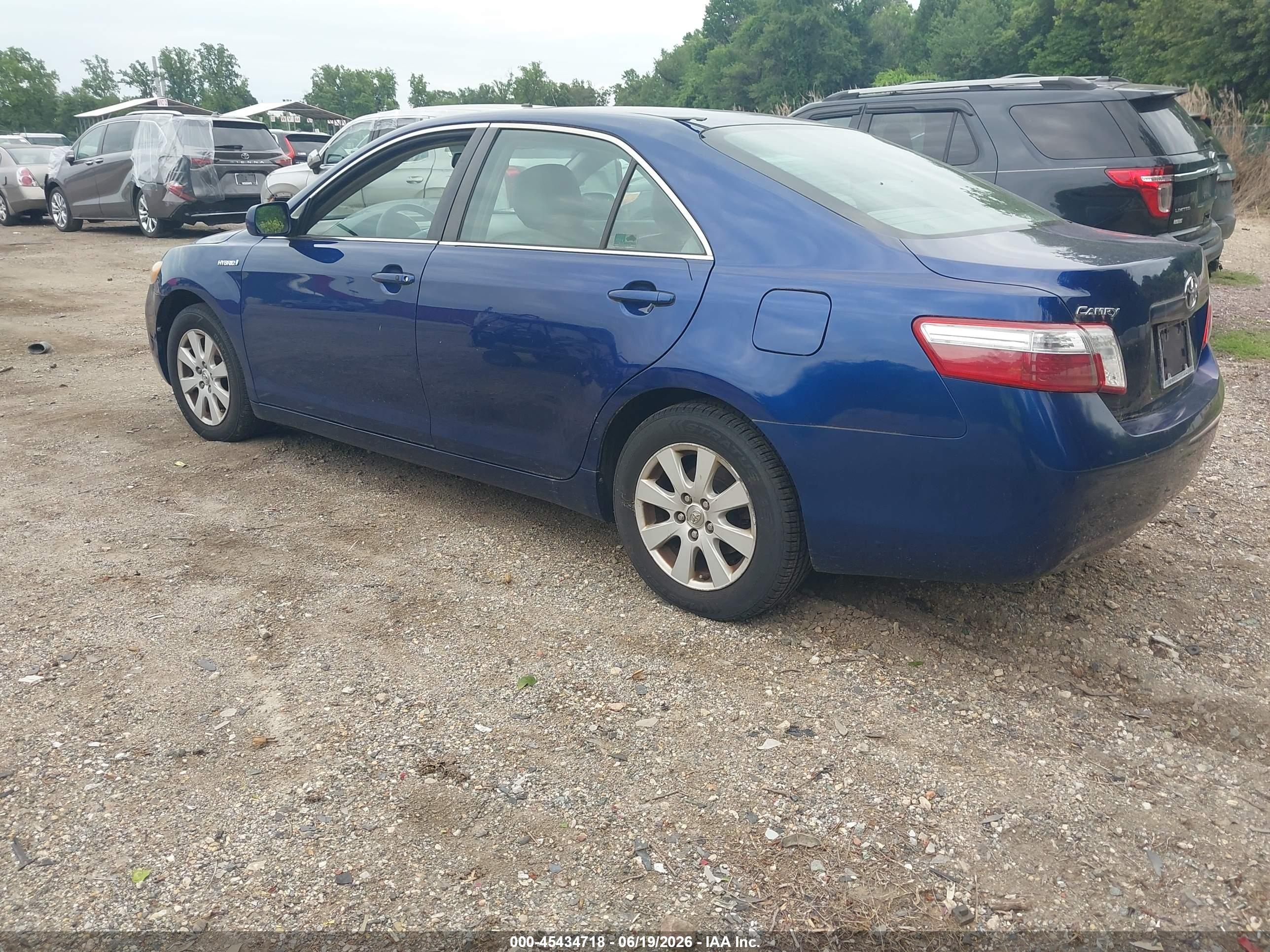 2009 Toyota Camry Hybrid   Синий vin: 4T1BB46KX9U068889