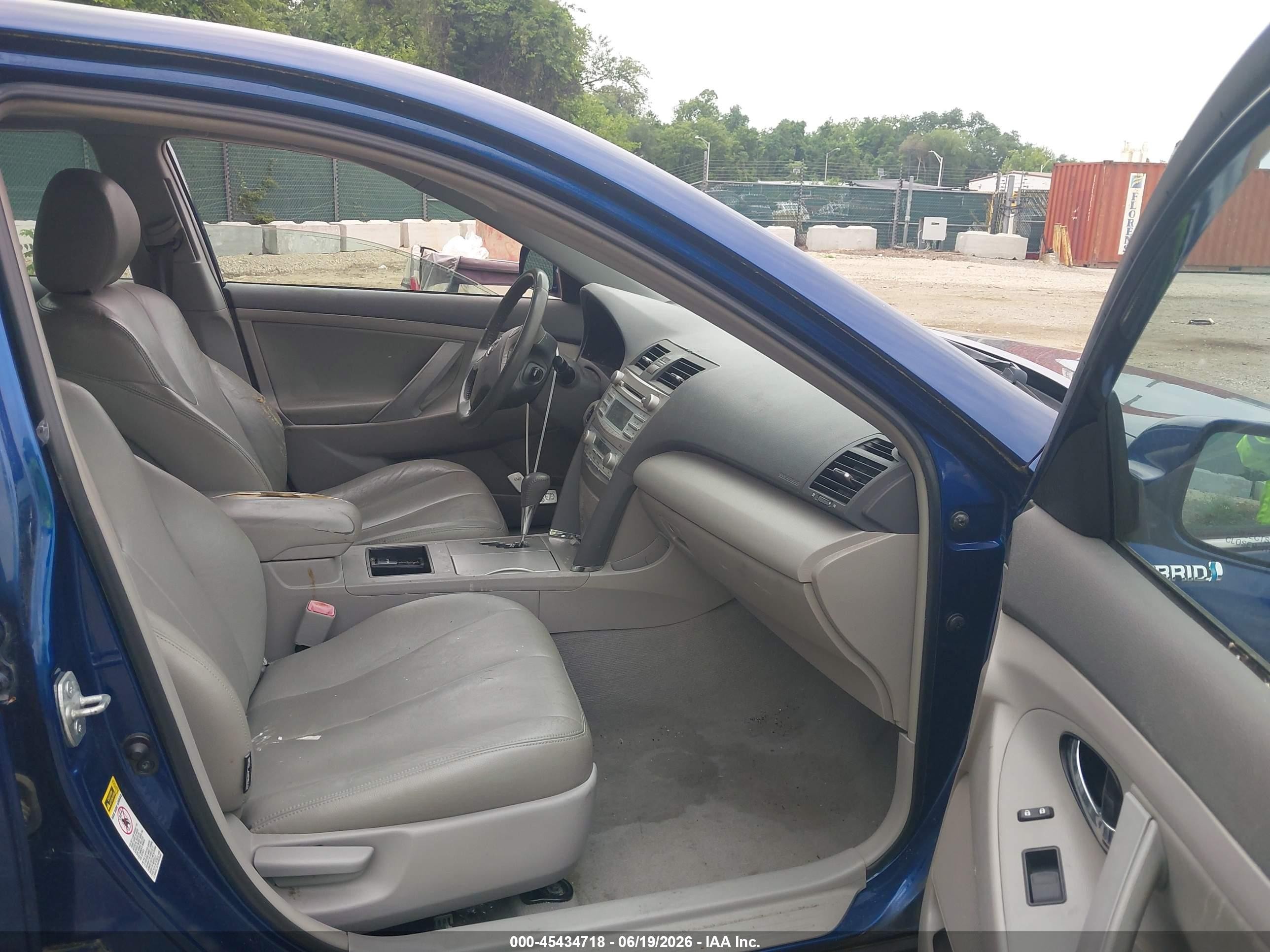 2009 Toyota Camry Hybrid   Синий vin: 4T1BB46KX9U068889