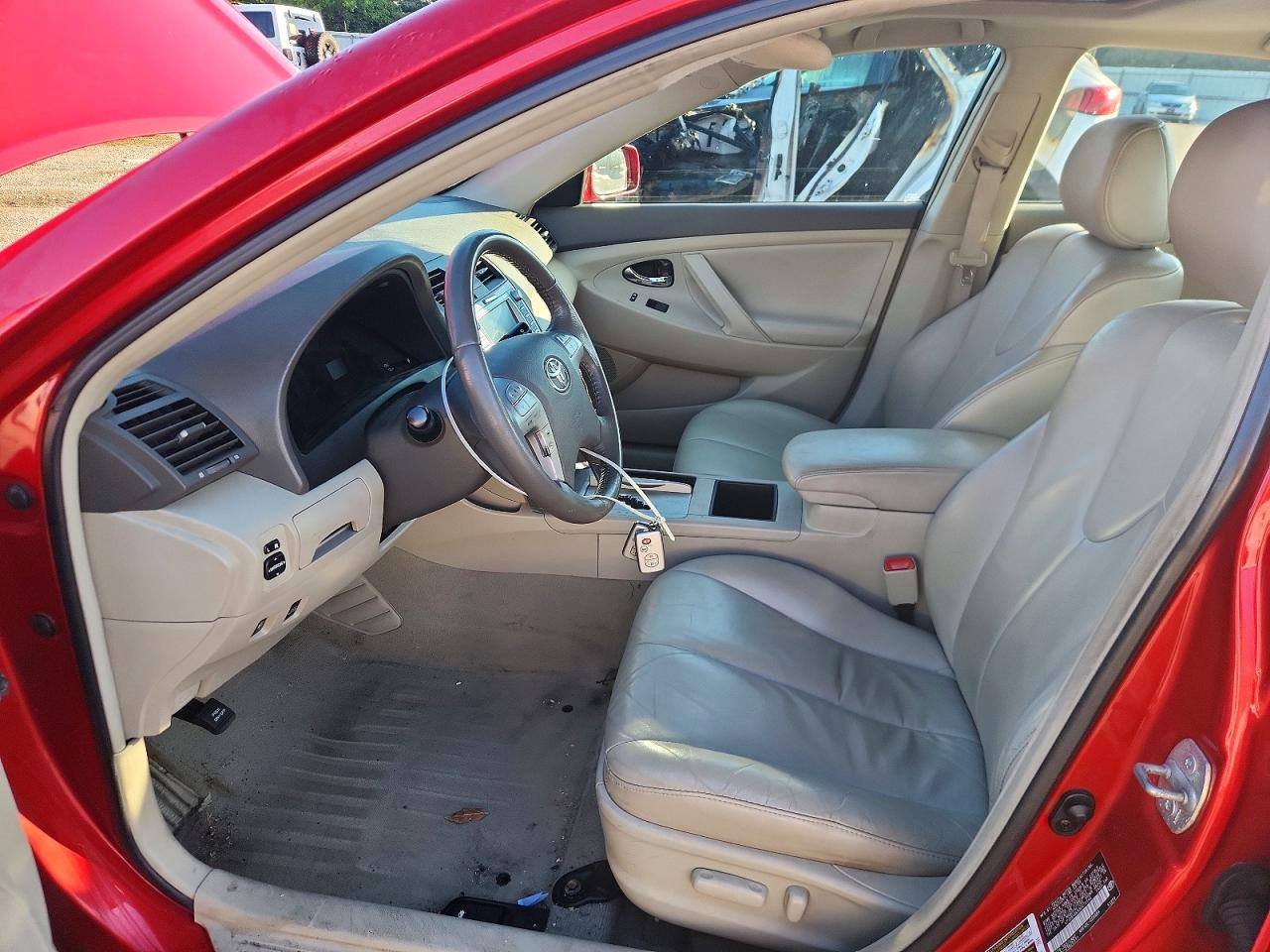 2009 Toyota Camry Hybrid Red vin: 4T1BB46KX9U070545
