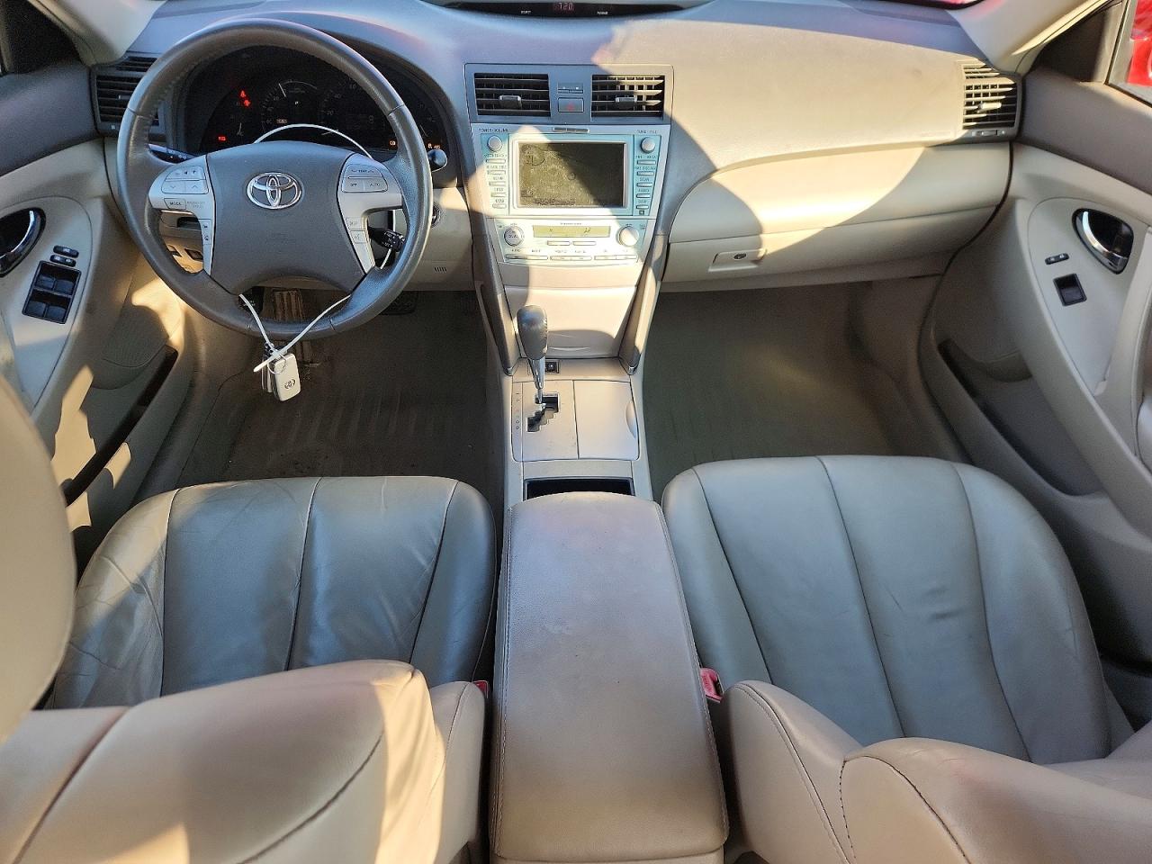 2009 Toyota Camry Hybrid Red vin: 4T1BB46KX9U070545