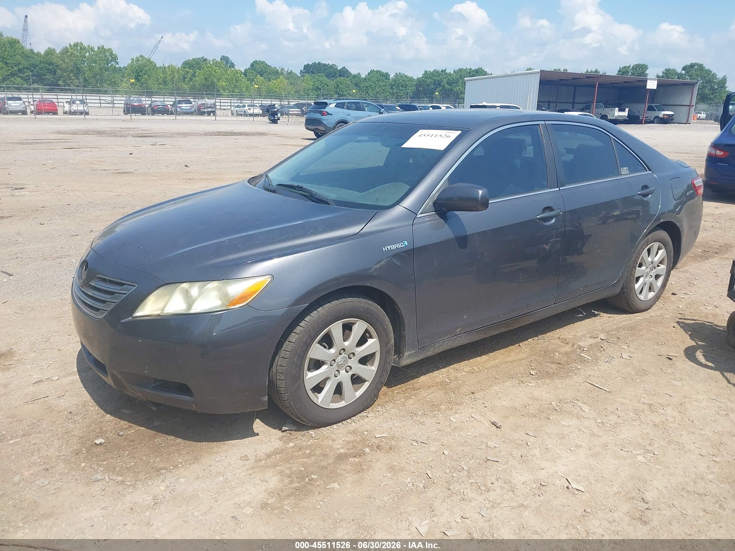 2009 Toyota Camry Hybrid   Синий vin: 4T1BB46KX9U077625
