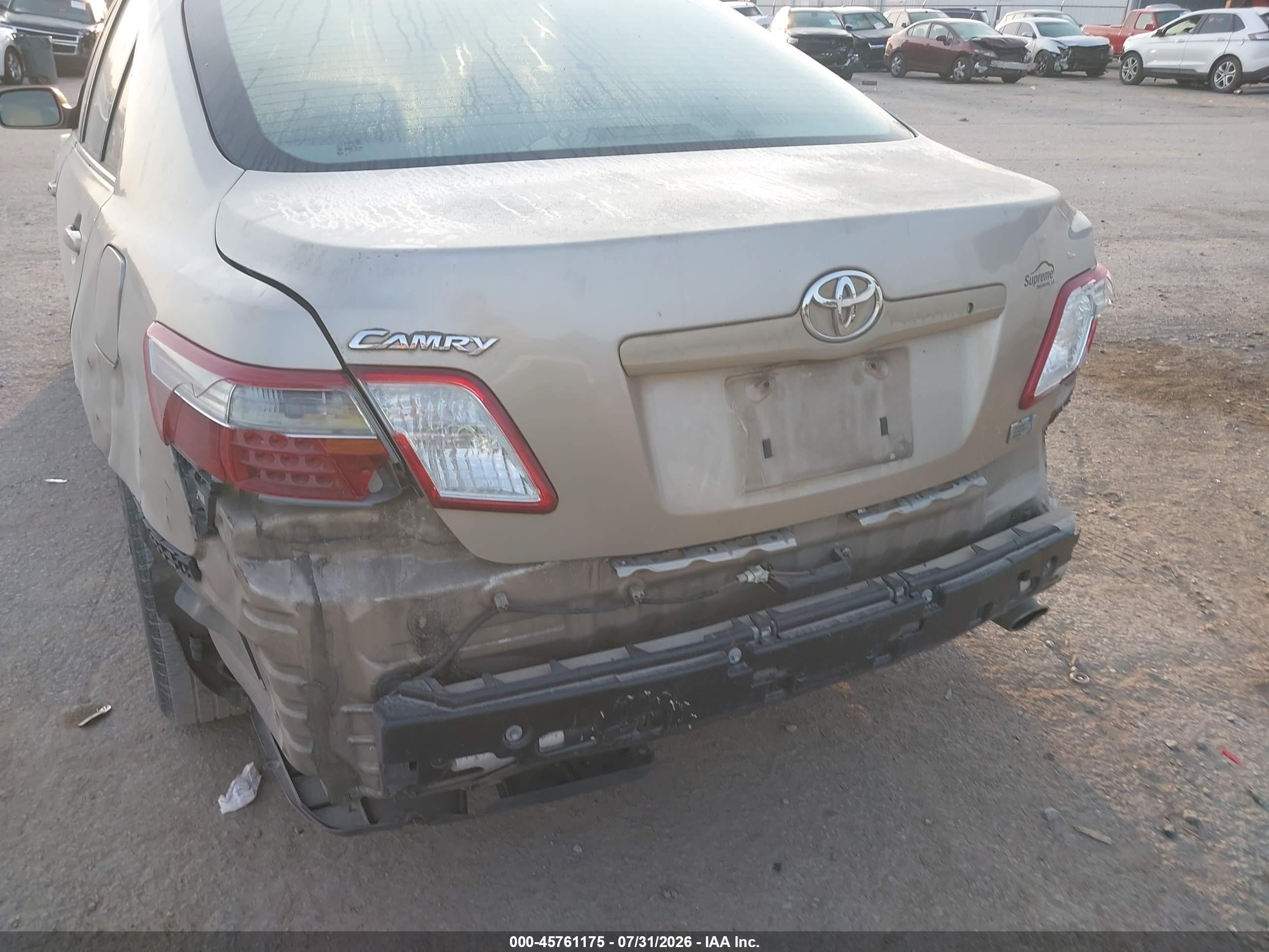 2009 Toyota Camry Hybrid   Beige vin: 4T1BB46KX9U087281