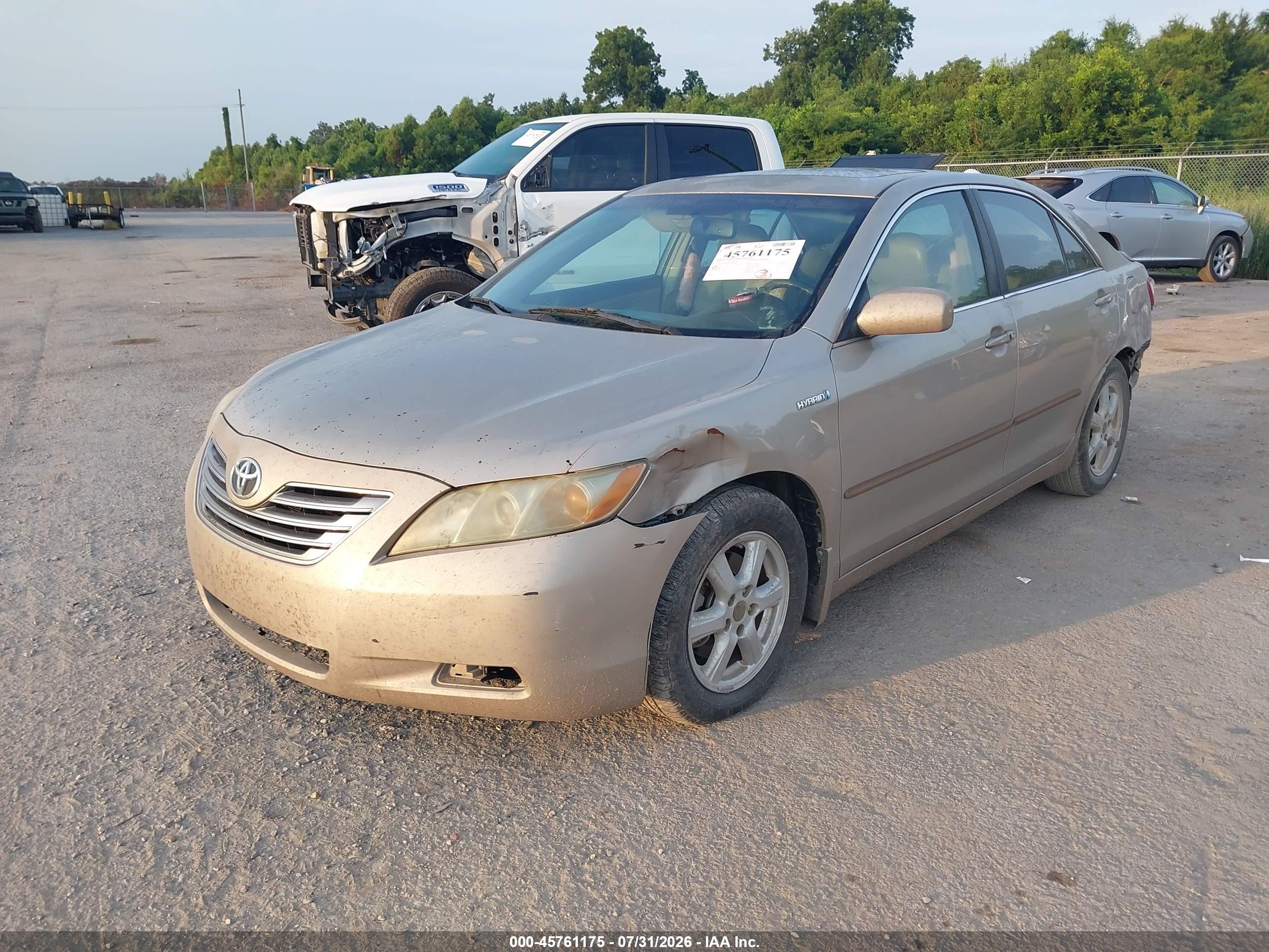 2009 Toyota Camry Hybrid   Beige vin: 4T1BB46KX9U087281
