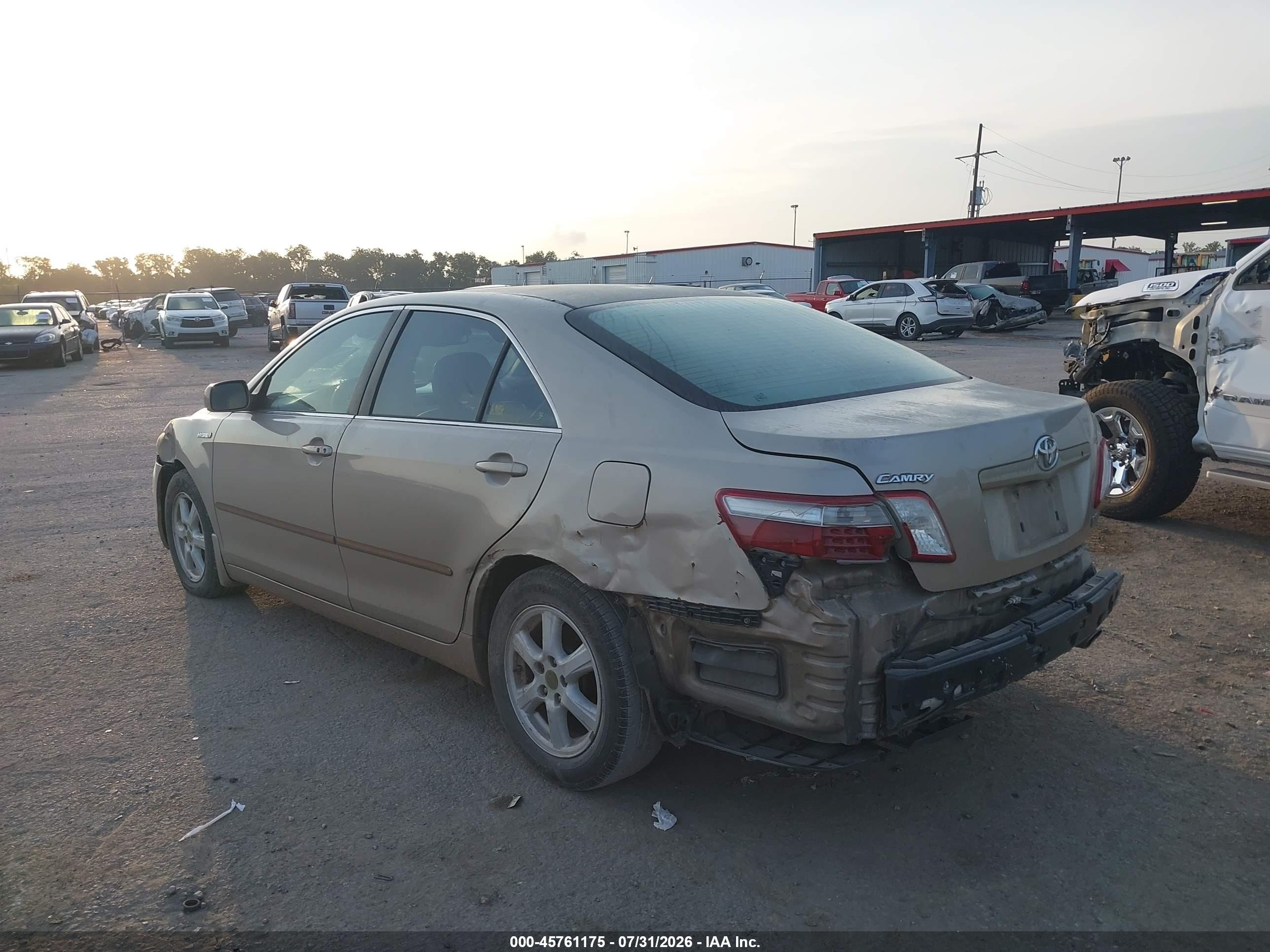 2009 Toyota Camry Hybrid   Beige vin: 4T1BB46KX9U087281