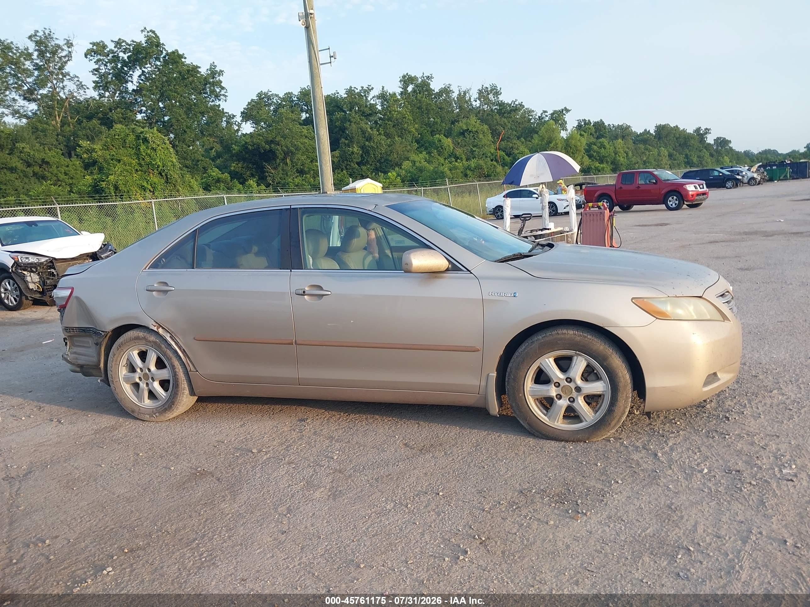 2009 Toyota Camry Hybrid   Beige vin: 4T1BB46KX9U087281