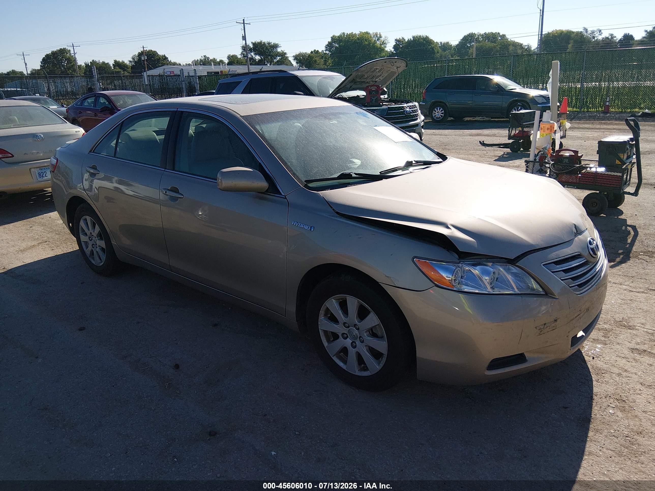 2009 Toyota Camry Hybrid   Champagne vin: 4T1BB46KX9U092111