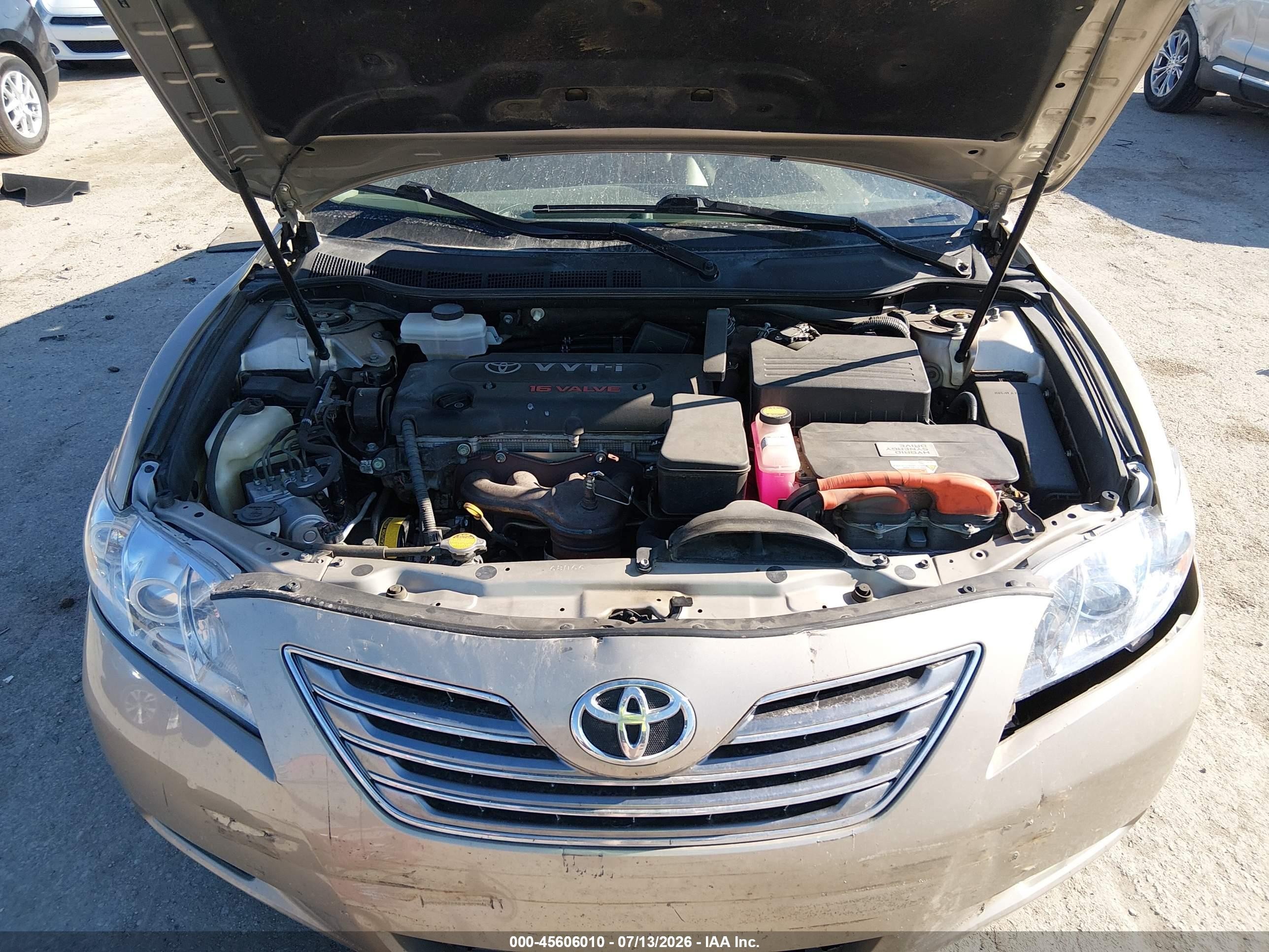 2009 Toyota Camry Hybrid   Champagne vin: 4T1BB46KX9U092111