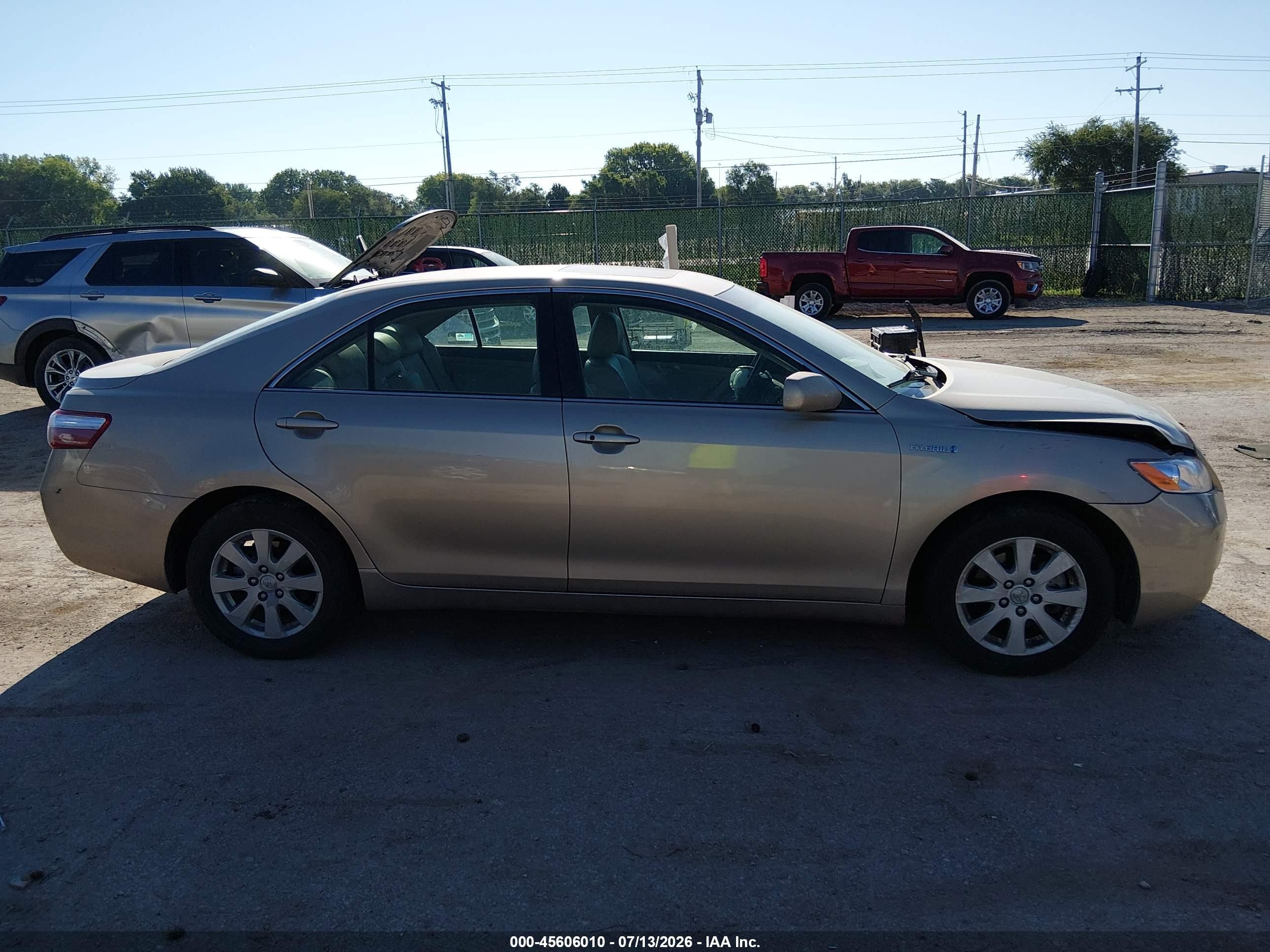 2009 Toyota Camry Hybrid   Champagne vin: 4T1BB46KX9U092111