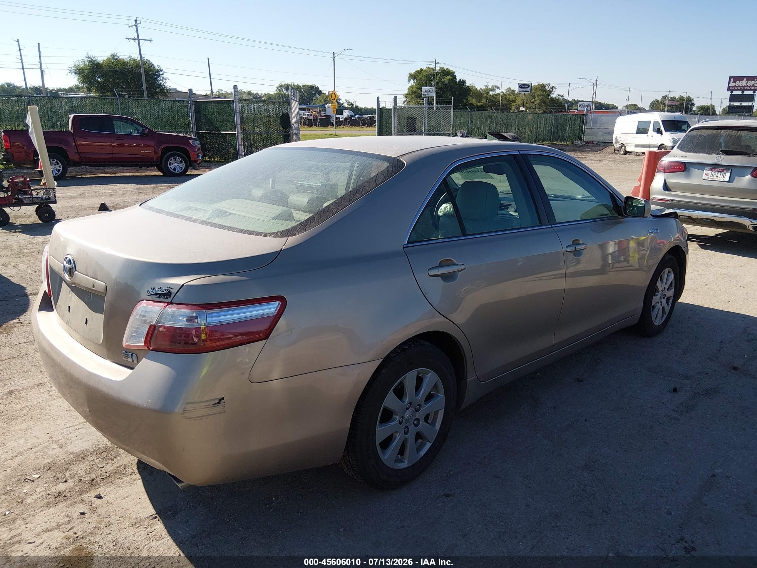 2009 Toyota Camry Hybrid   Champagne vin: 4T1BB46KX9U092111