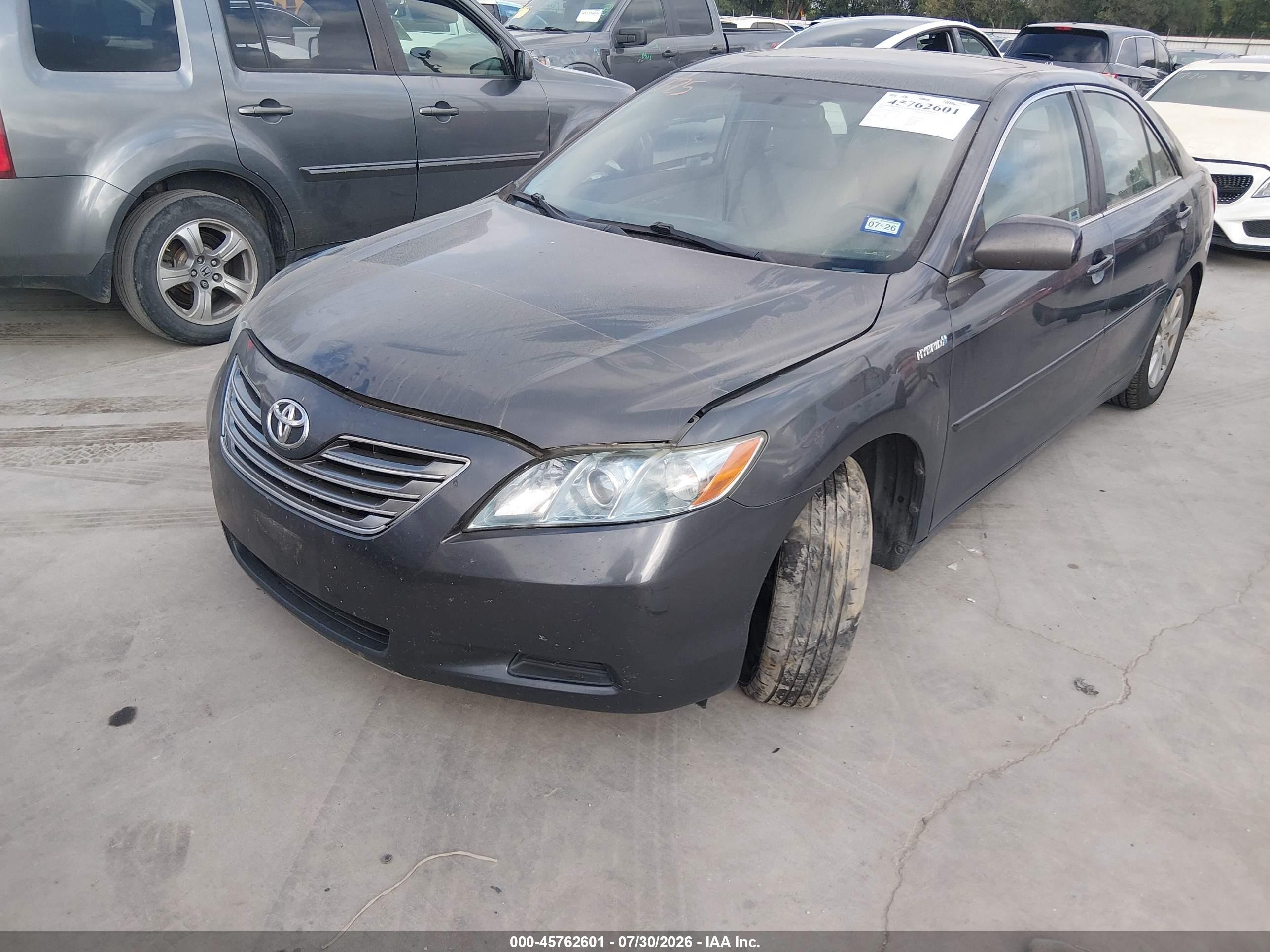 2009 Toyota Camry Hybrid   Gray vin: 4T1BB46KX9U099351