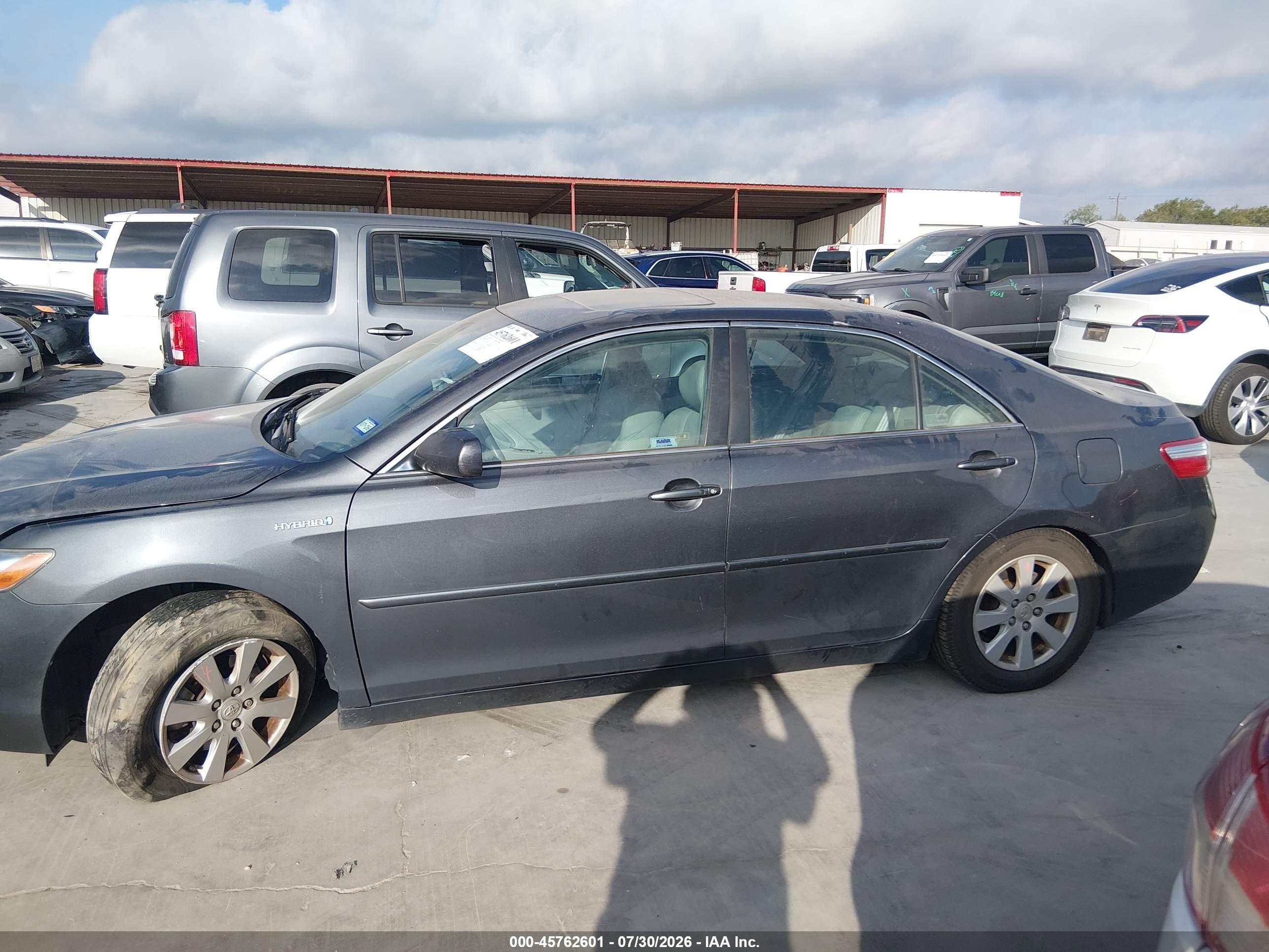 2009 Toyota Camry Hybrid   Gray vin: 4T1BB46KX9U099351